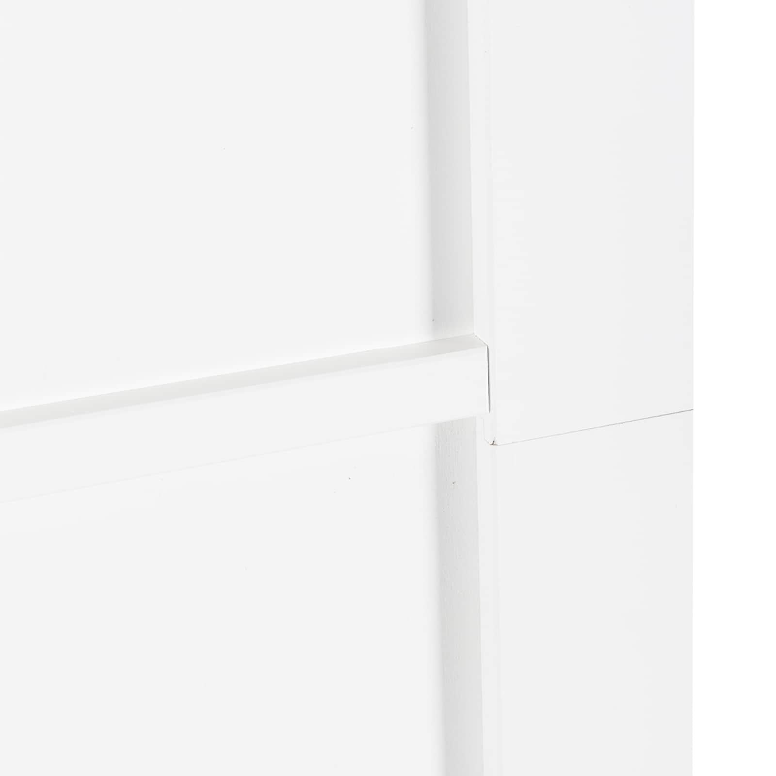 Schiebetür Weiß 83 x 202 cm Massives Kiefernholz