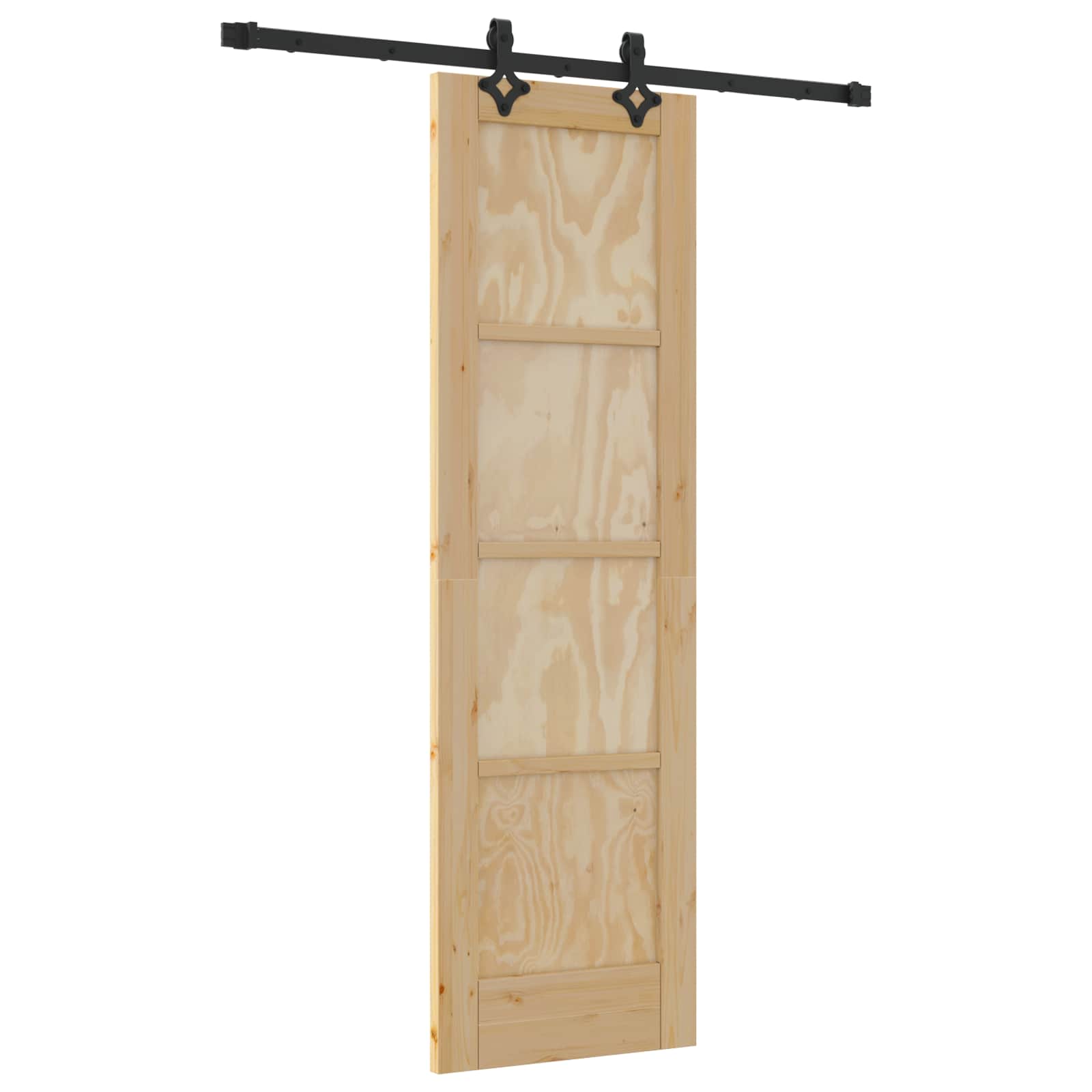 Schiebetür ORKDAL Natur 61 x 198,5 cm Massives Kiefernholz