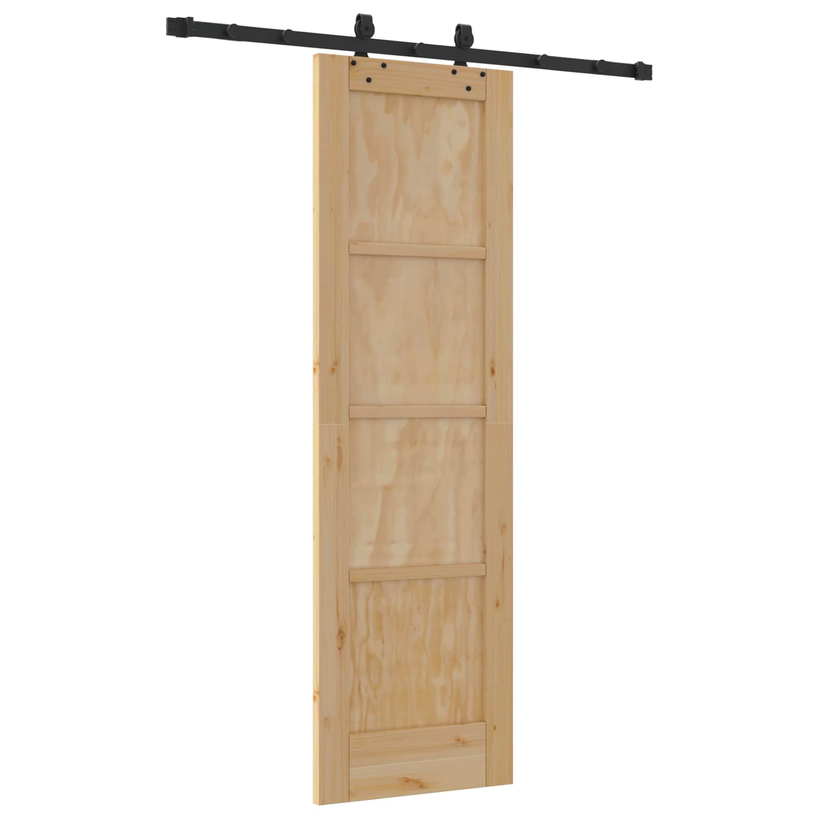 Schiebetür ORKDAL Natur 61 x 198,5 cm Massives Kiefernholz