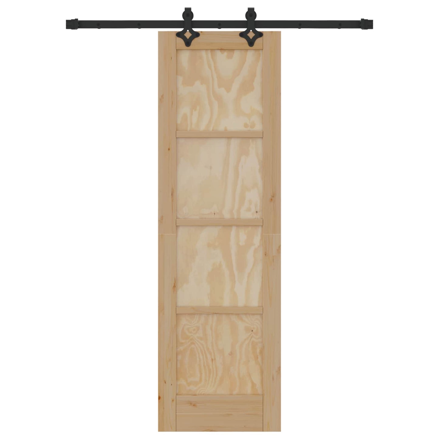 Schiebetür ORKDAL Natur 61 x 198,5 cm Massives Kiefernholz