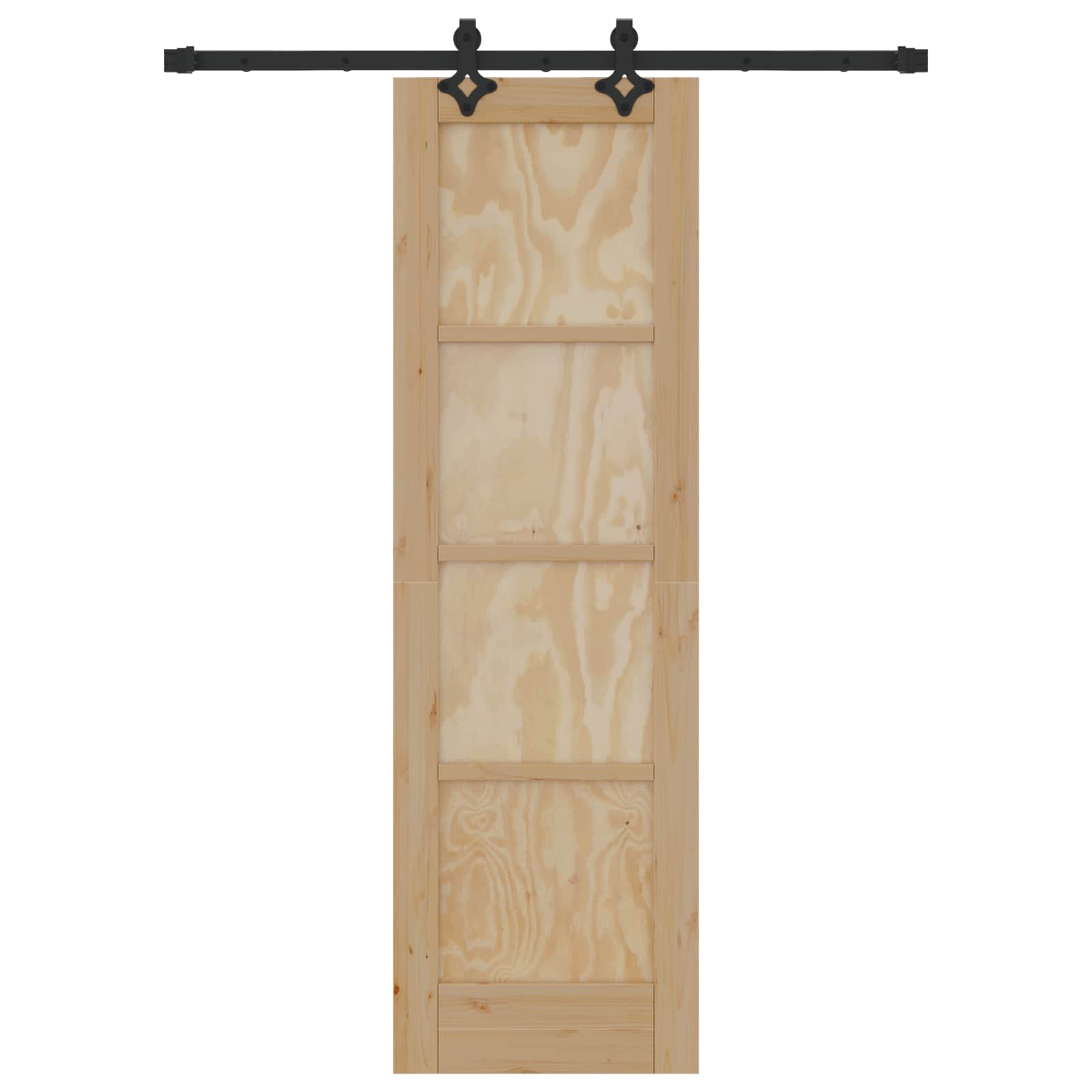 Schiebetür ORKDAL Natur 61 x 198,5 cm Massives Kiefernholz