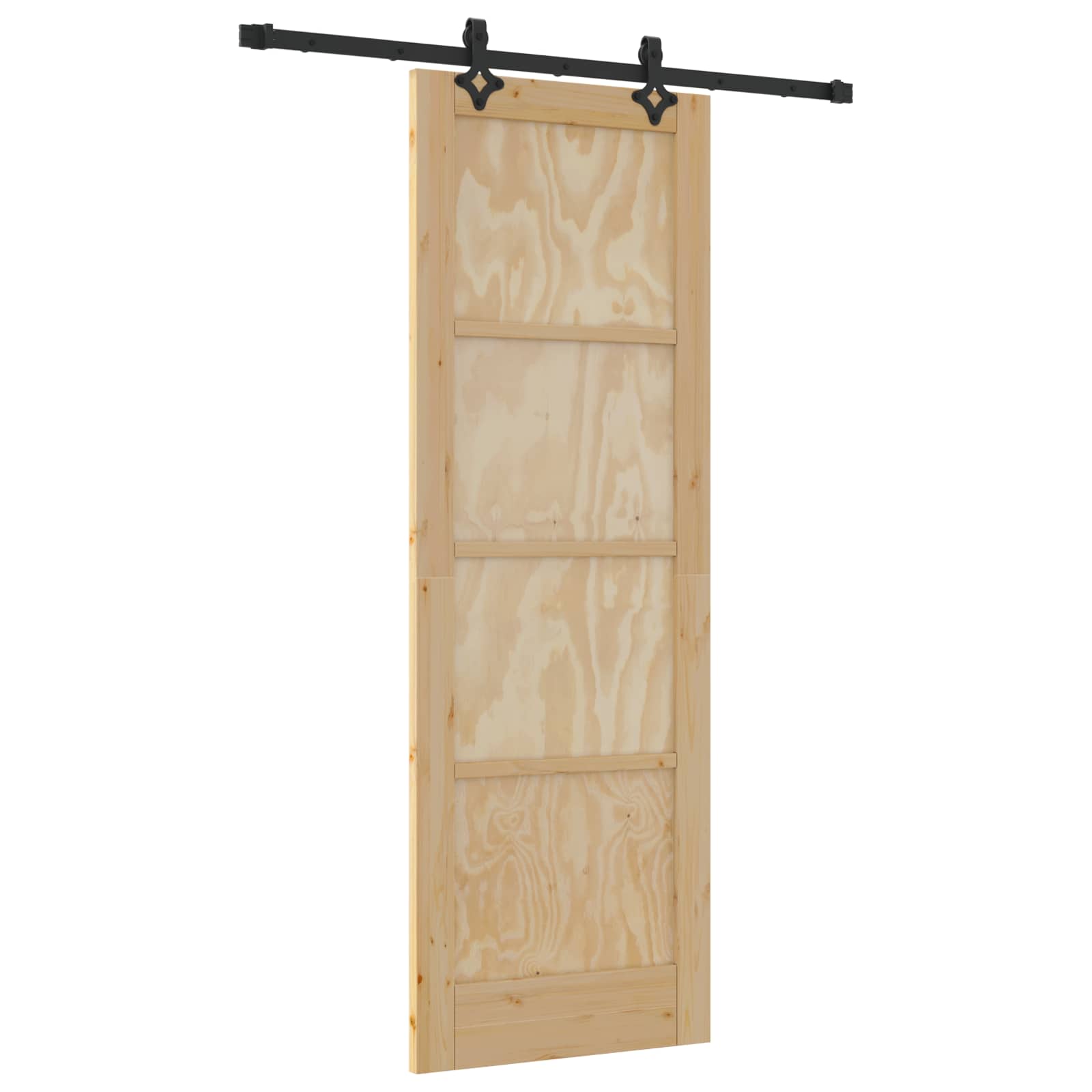 Schiebetür ORKDAL Natur 73,5 x 211 cm Massives Kiefernholz