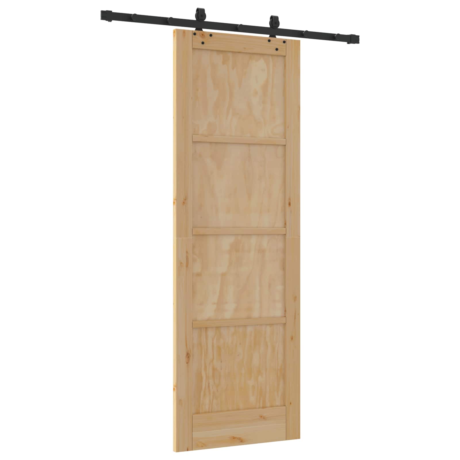 Schiebetür ORKDAL Natur 73,5 x 211 cm Massives Kiefernholz