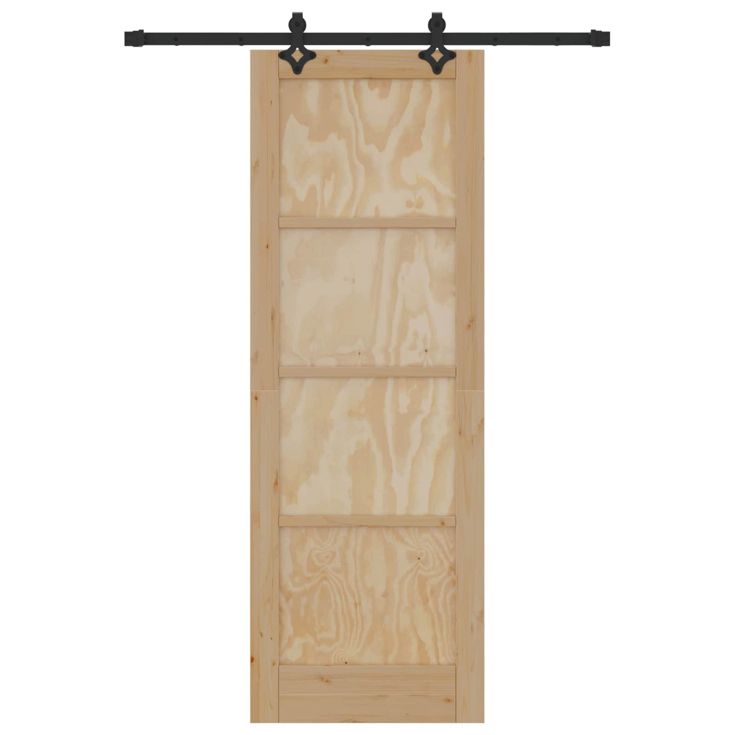 Schiebetür ORKDAL Natur 73,5 x 211 cm Massives Kiefernholz