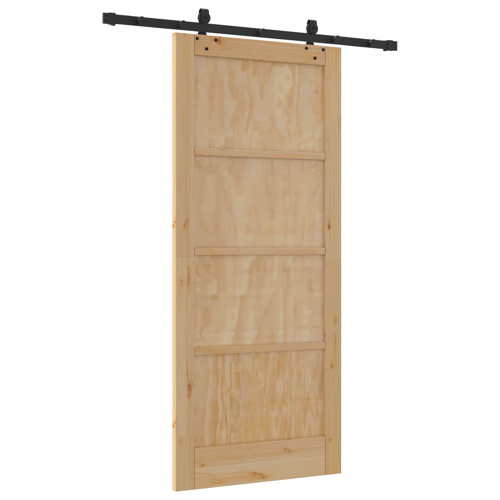 Schiebetür ORKDAL Natur 86 x 198,5 cm Massives Kiefernholz
