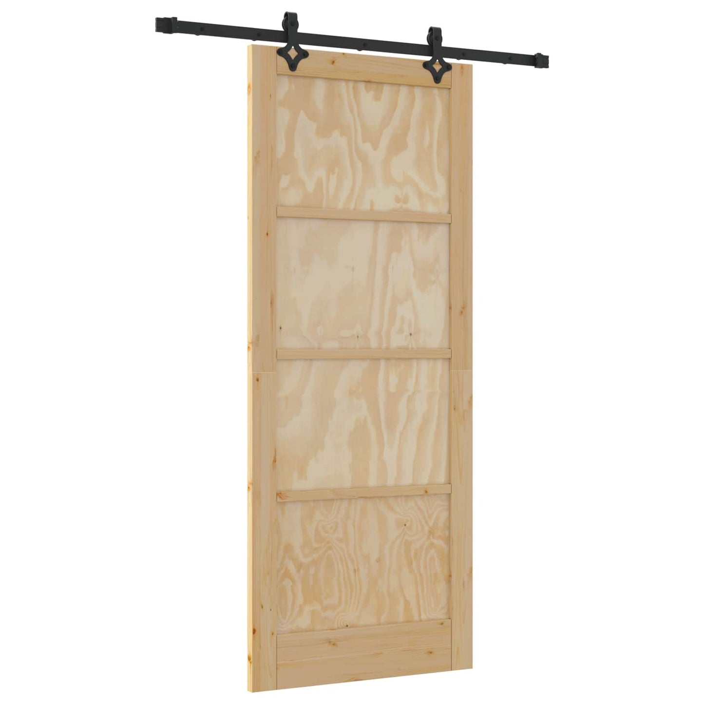 Schiebetür ORKDAL Natur 86 x 211 cm Massives Kiefernholz