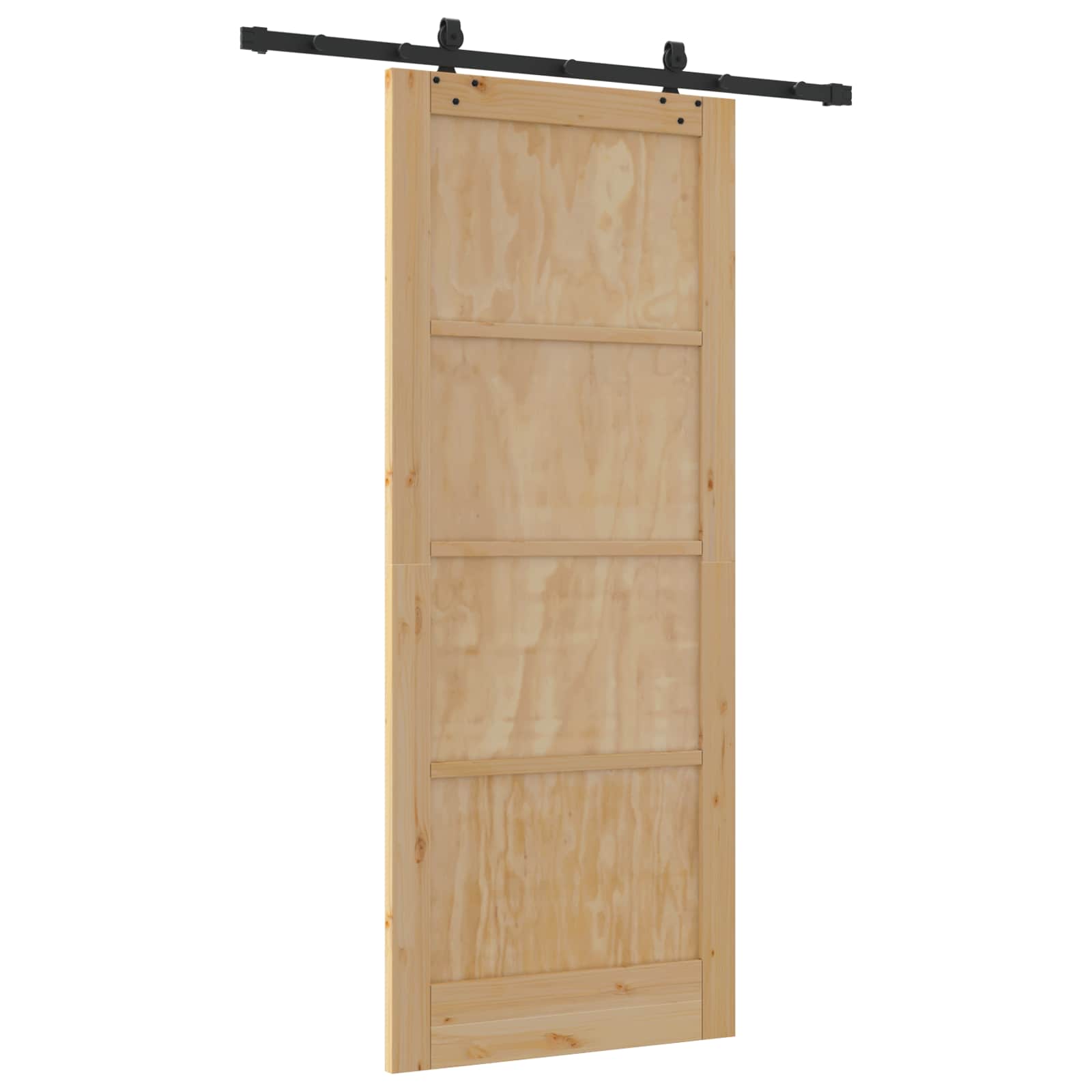 Schiebetür ORKDAL Natur 86 x 211 cm Massives Kiefernholz