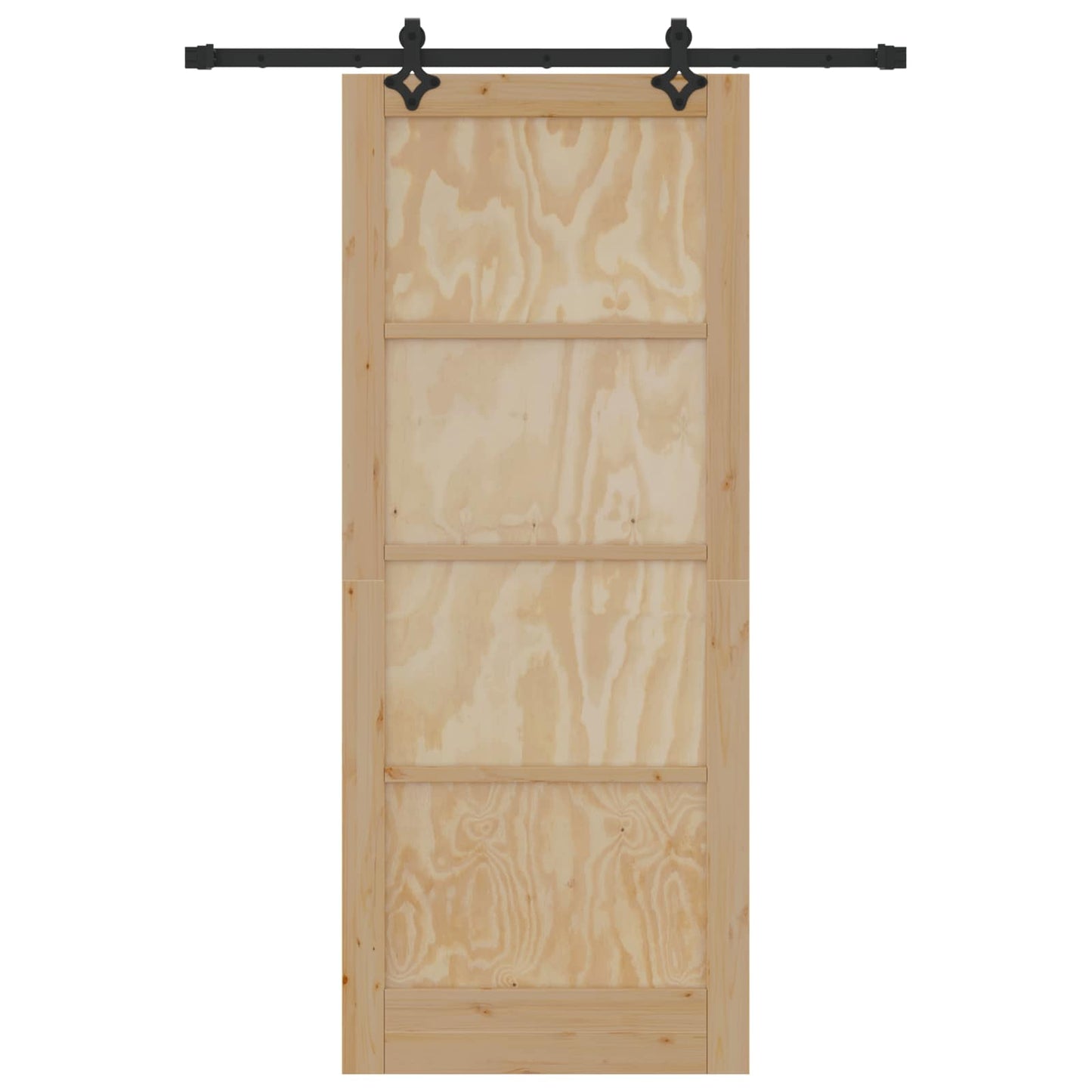 Schiebetür ORKDAL Natur 86 x 211 cm Massives Kiefernholz
