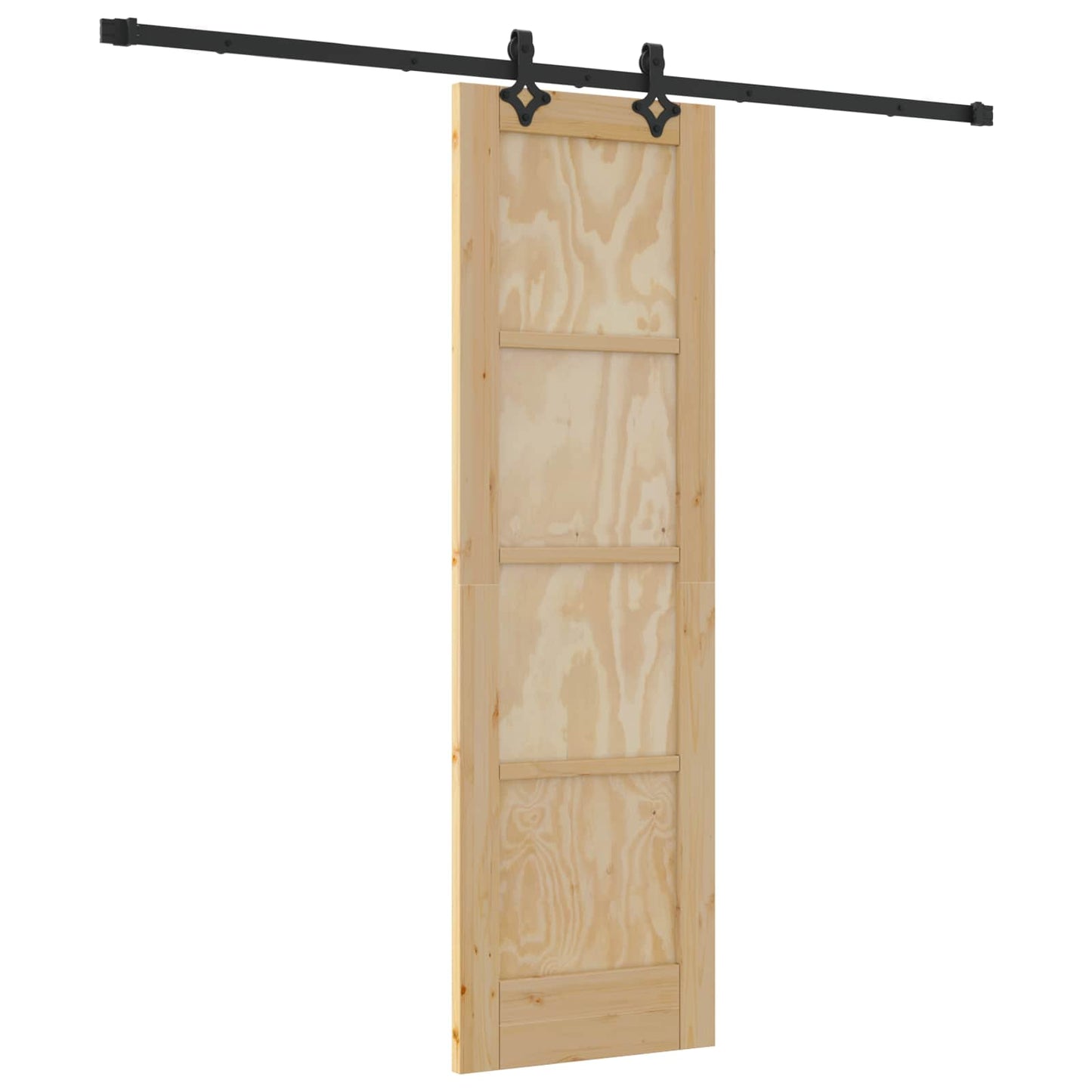 Schiebetür ORKDAL Natur 61 x 198,5 cm Massives Kiefernholz
