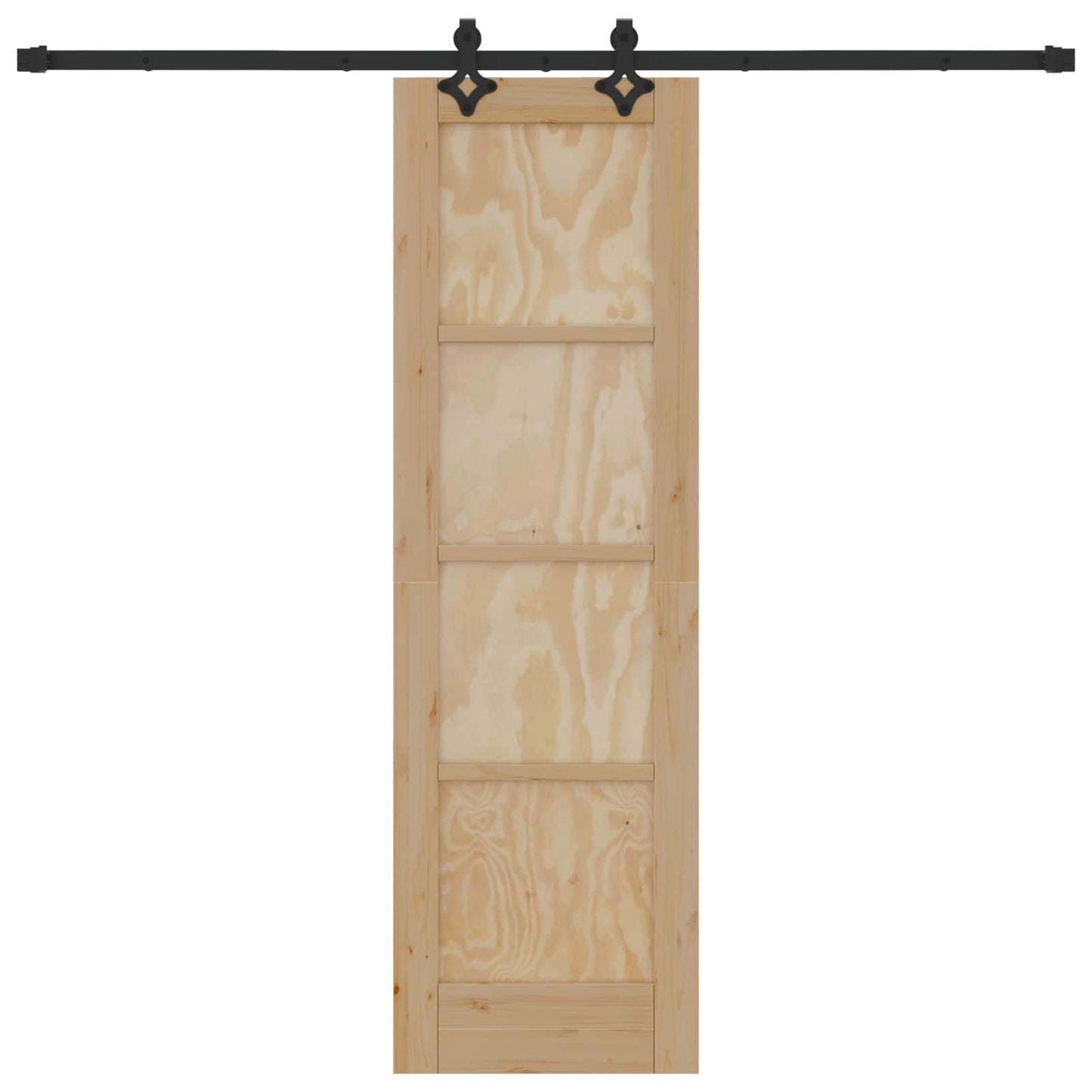 Schiebetür ORKDAL Natur 61 x 198,5 cm Massives Kiefernholz
