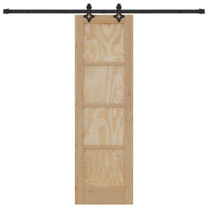 Schiebetür ORKDAL Natur 61 x 198,5 cm Massives Kiefernholz