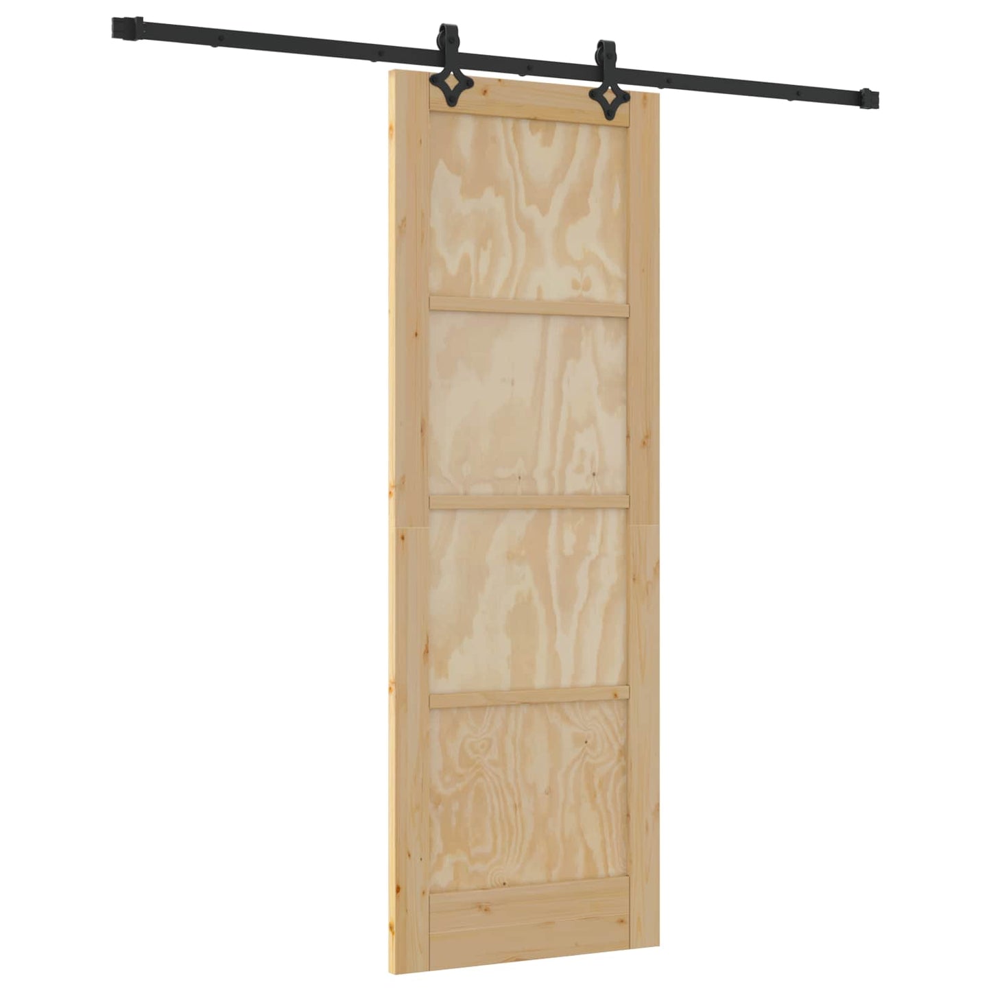 Schiebetür ORKDAL Natur 73,5 x 211 cm Massives Kiefernholz