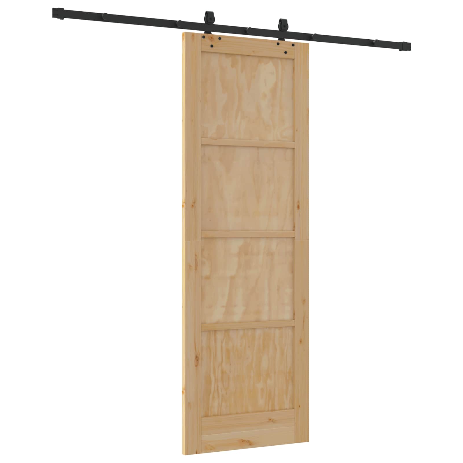 Schiebetür ORKDAL Natur 73,5 x 211 cm Massives Kiefernholz