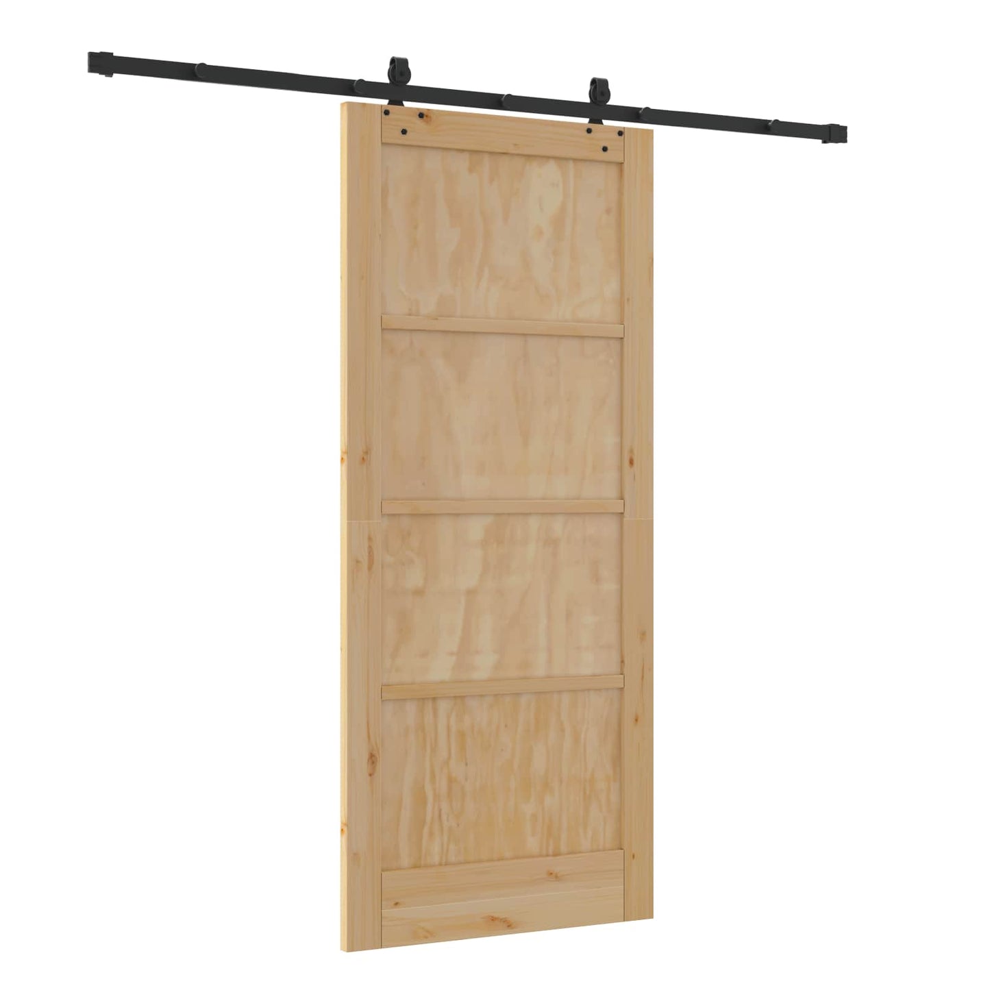 Schiebetür ORKDAL Natur 86 x 198,5 cm Massives Kiefernholz