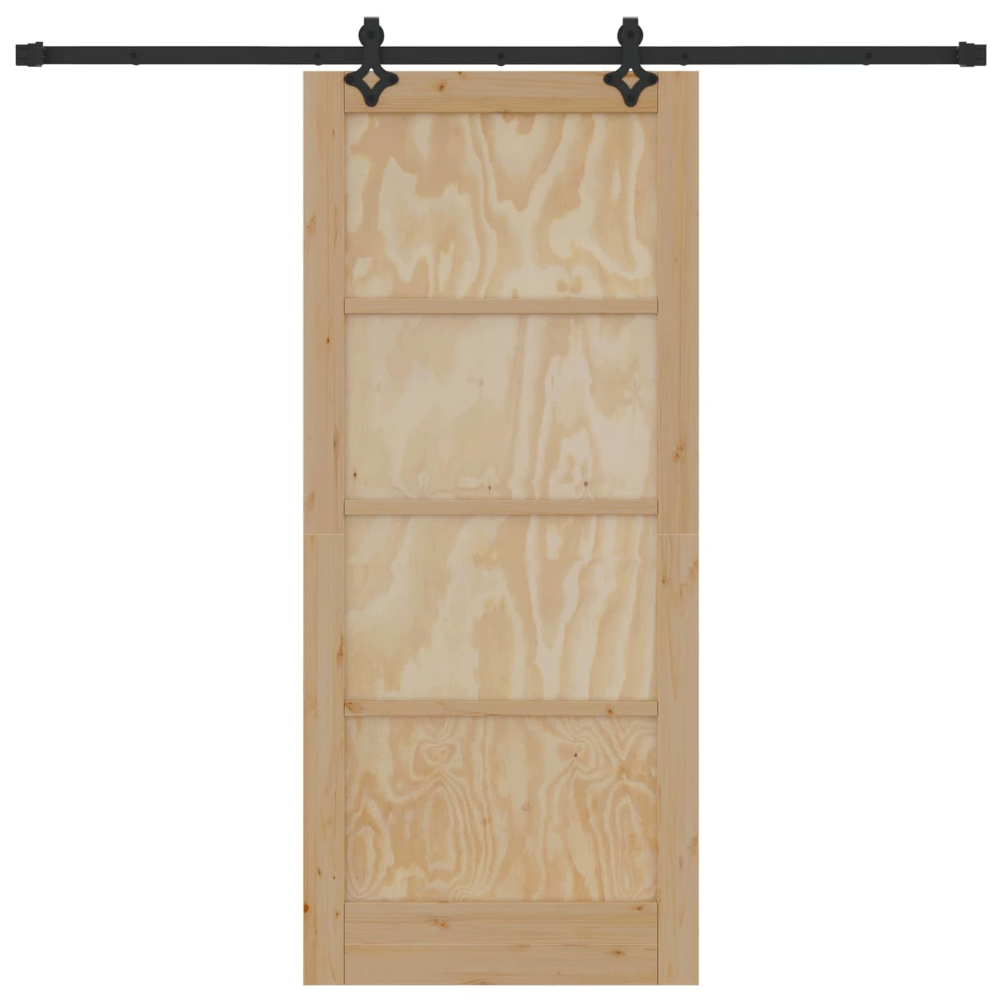 Schiebetür ORKDAL Natur 86 x 198,5 cm Massives Kiefernholz