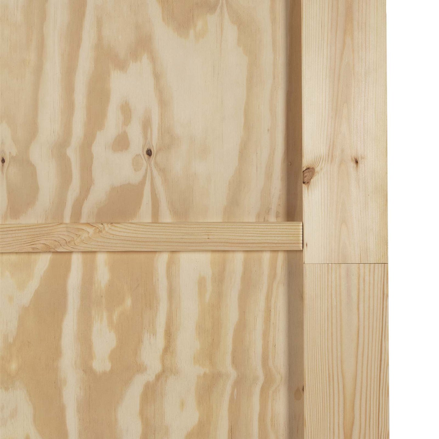Schiebetür ORKDAL Natur 86 x 211 cm Massives Kiefernholz