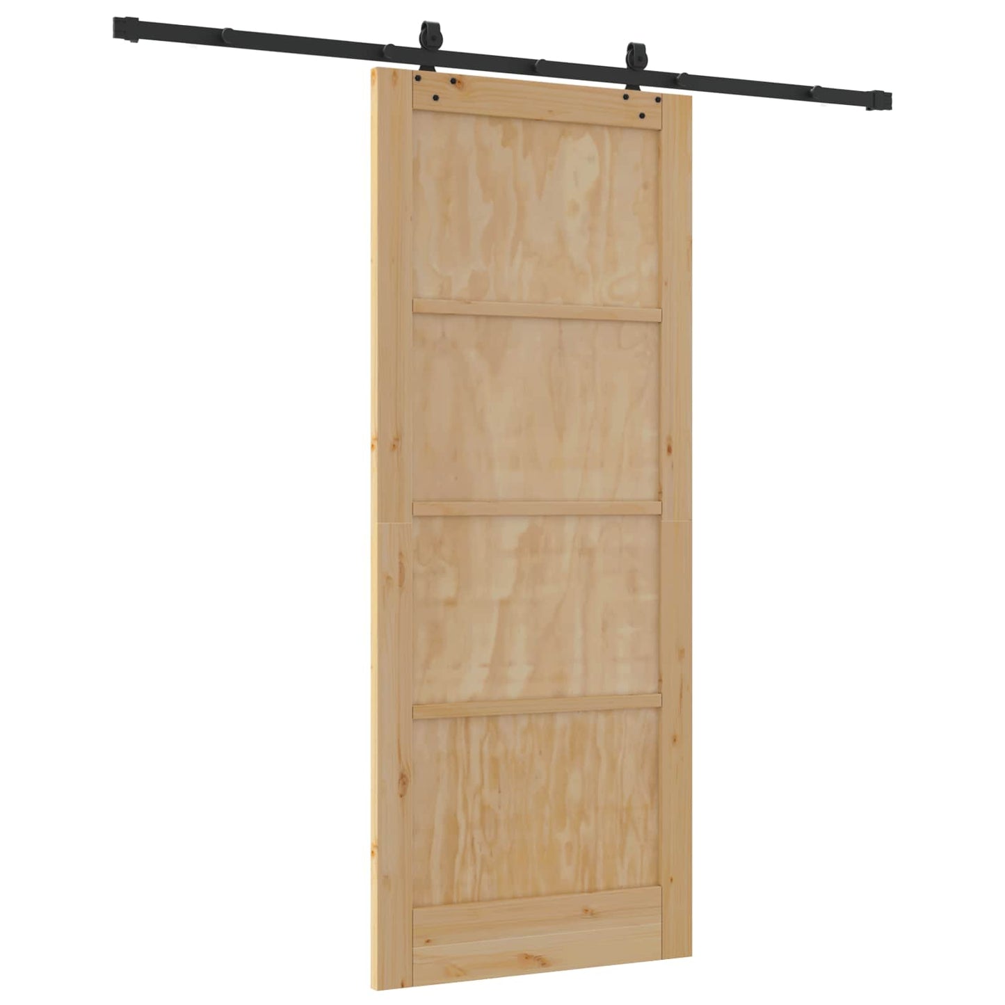 Schiebetür ORKDAL Natur 86 x 211 cm Massives Kiefernholz