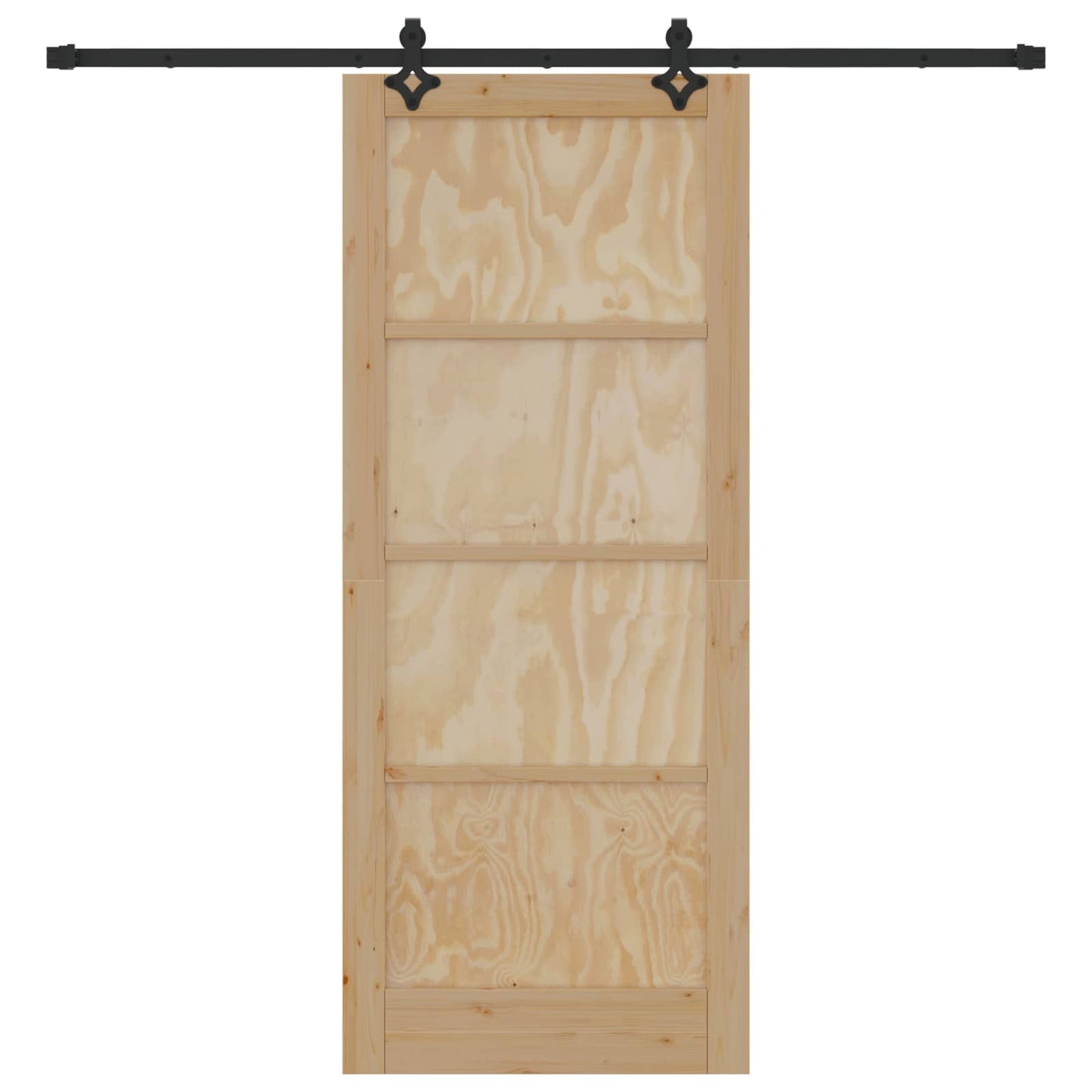 Schiebetür ORKDAL Natur 86 x 211 cm Massives Kiefernholz