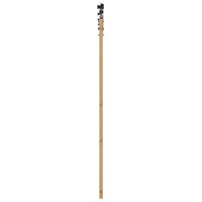 Schiebetür ORKDAL Natürlich und Schwarz 61 x 198,5 cm