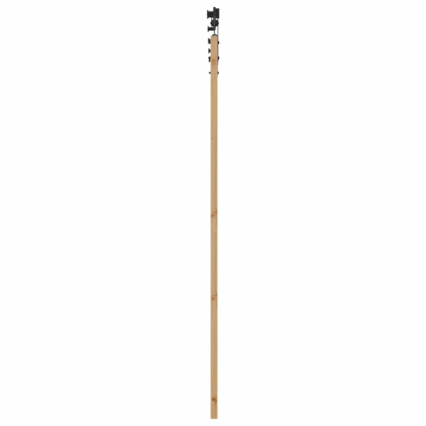 Schiebetür ORKDAL Natürlich und Schwarz 73,5 x 211 cm