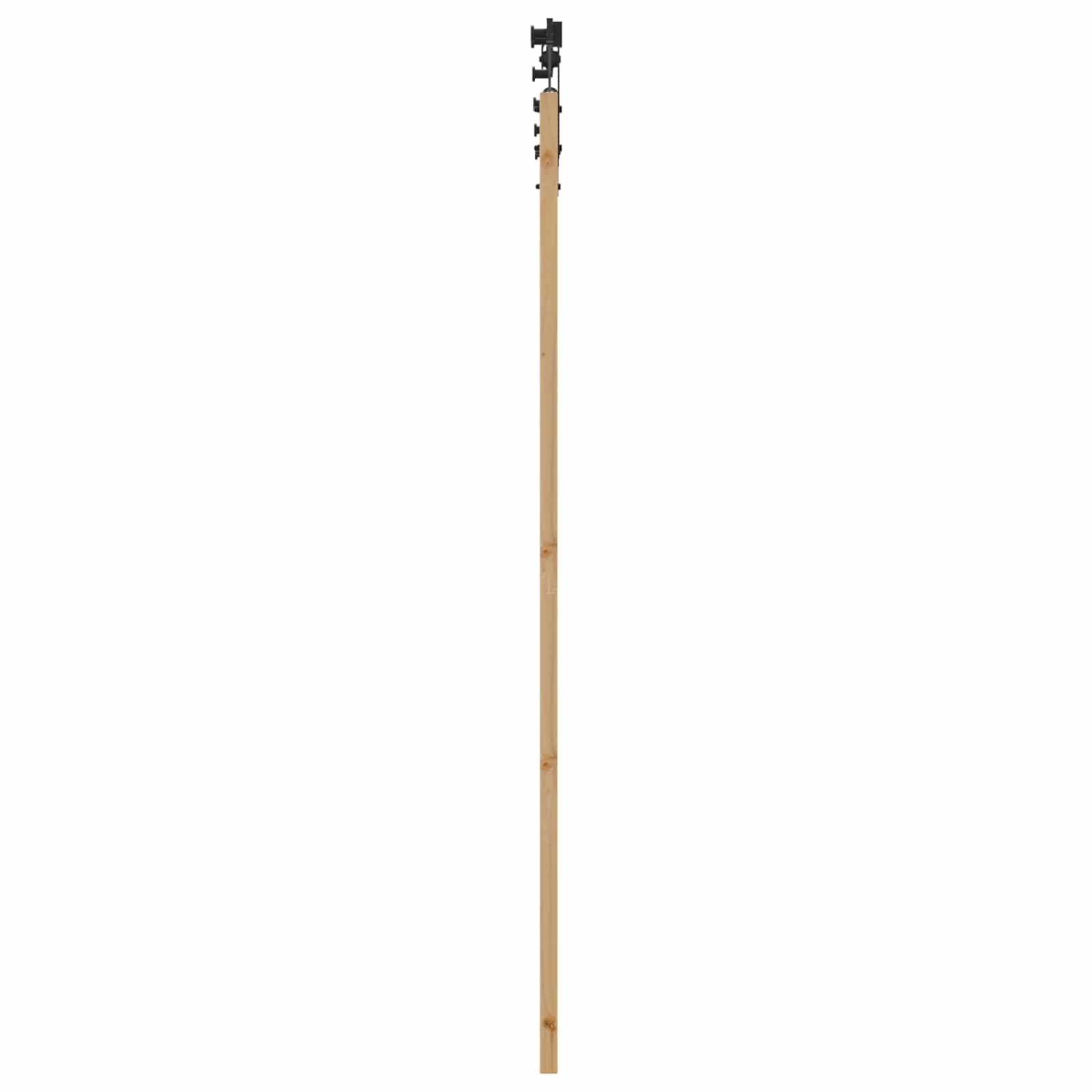 Schiebetür ORKDAL Natürlich und Schwarz 73,5 x 211 cm