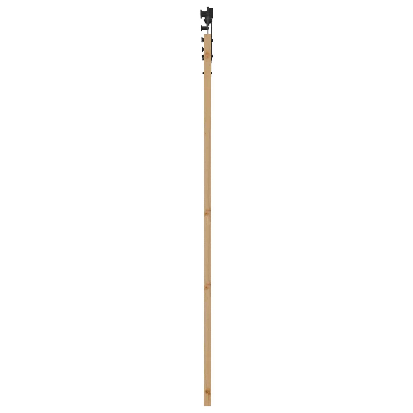 Schiebetür ORKDAL Natürlich und Schwarz 86 x 198,5 cm