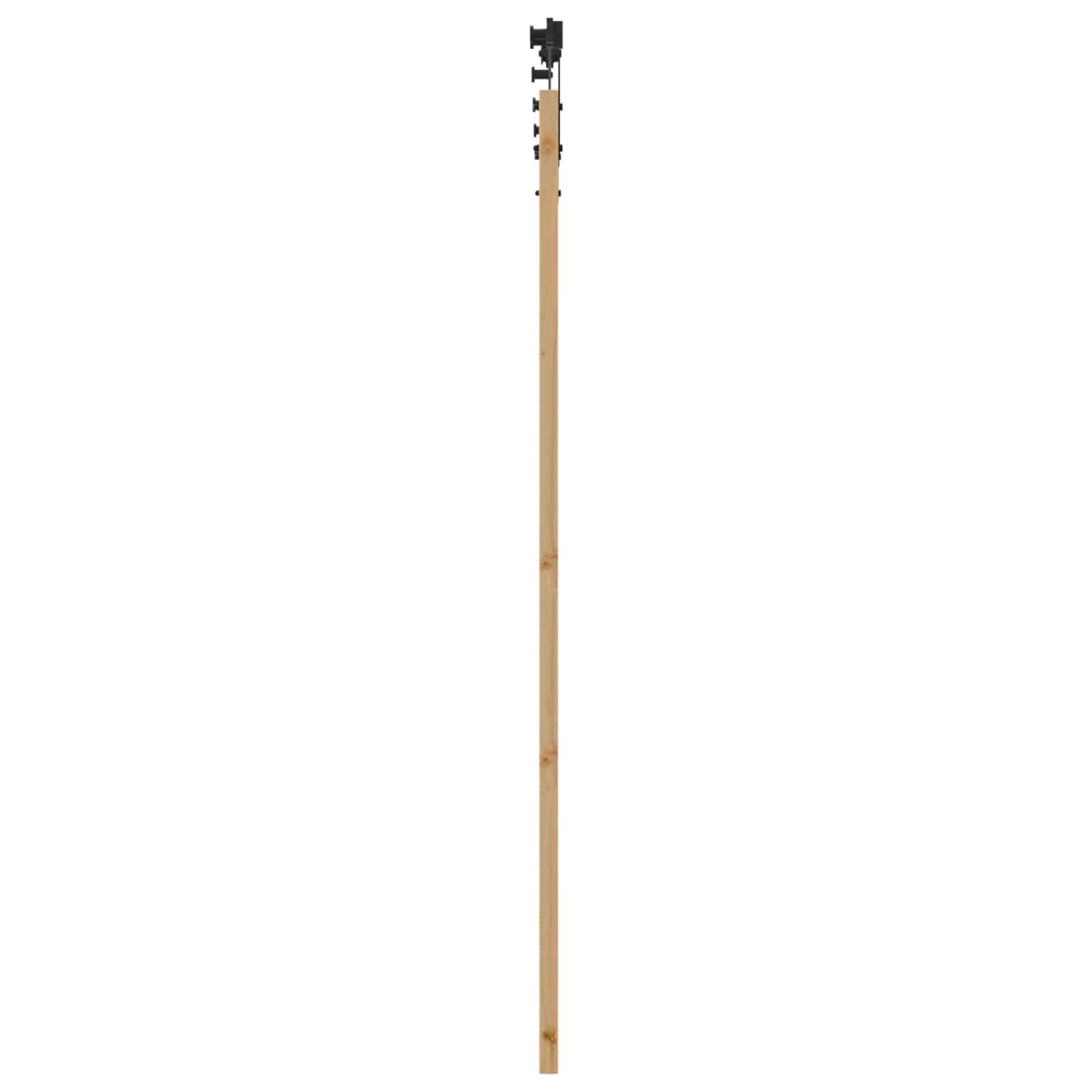 Schiebetür ORKDAL Natürlich und Schwarz 86 x 198,5 cm