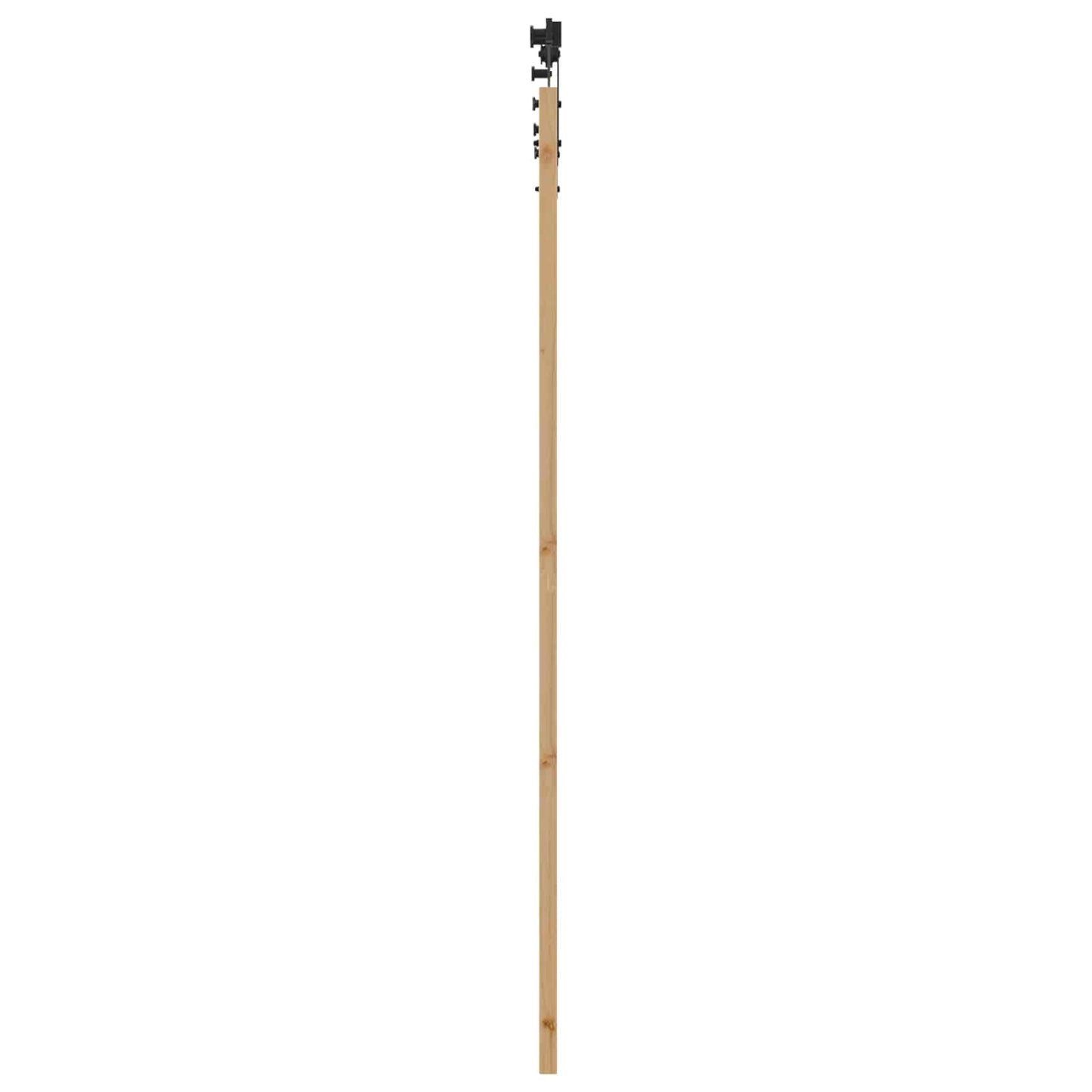 Schiebetür ORKDAL Natürlich und Schwarz 86 x 211 cm