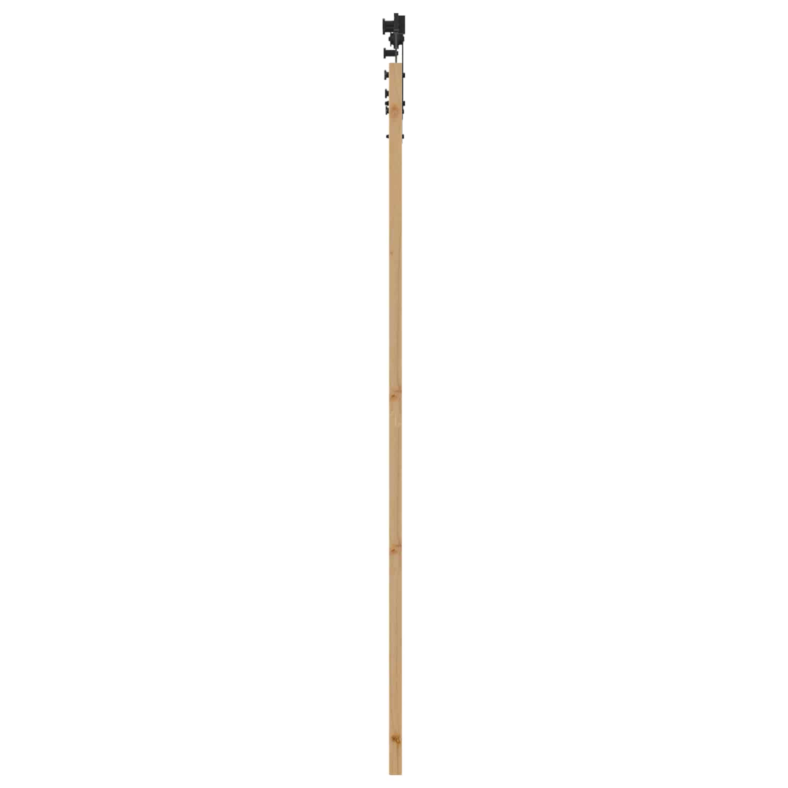 Schiebetür ORKDAL Natürlich und Schwarz 86 x 211 cm