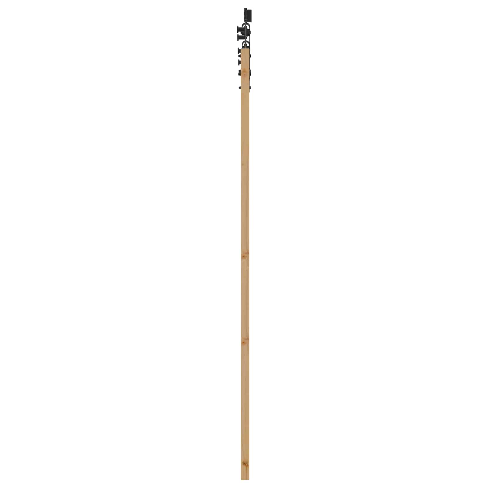 Schiebetür ORKDAL Natürlich und Schwarz 61 x 198,5 cm