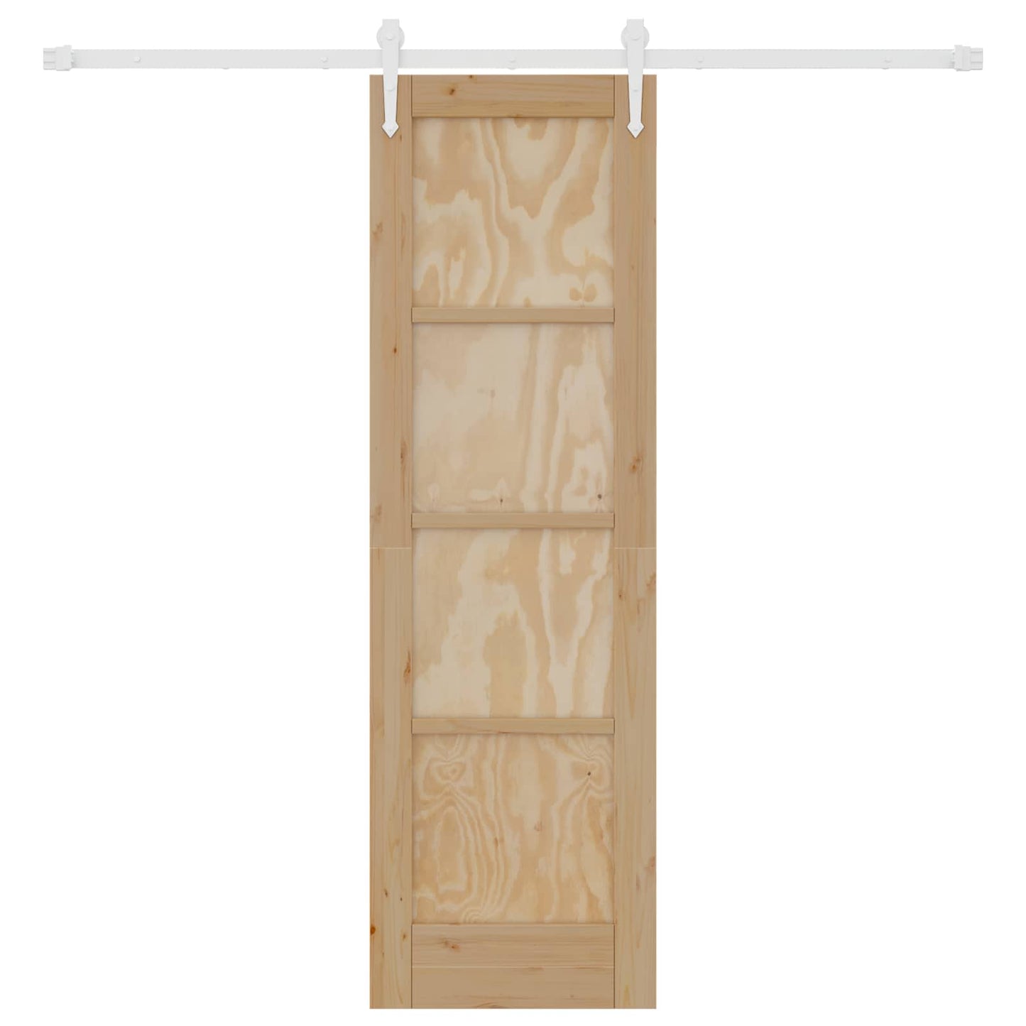 Schiebetür ORKDAL Natürlich und Weiß 61 x 198,5 cm