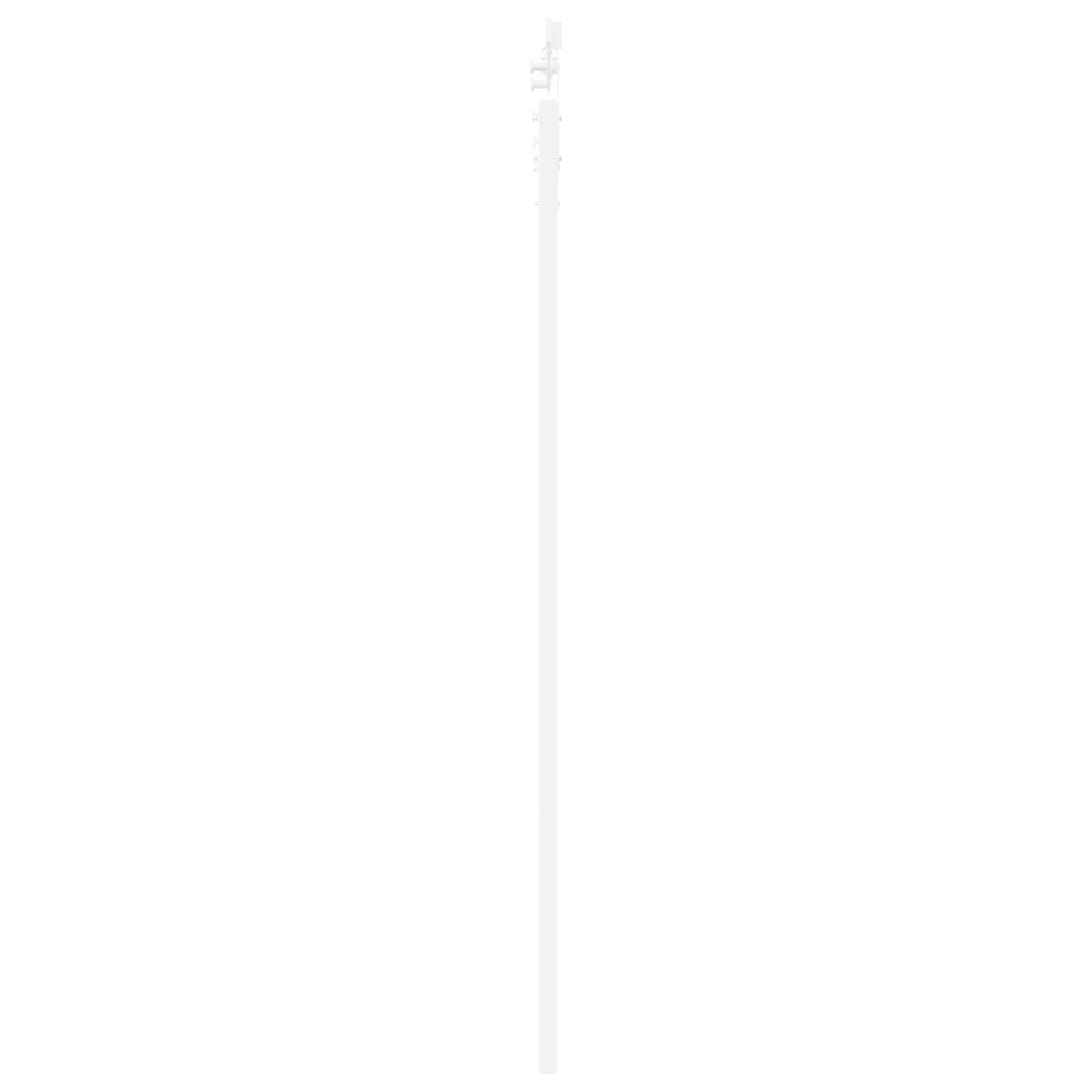 Schiebetür ORKDAL Weiß 83 x 202 cm Massives Kiefernholz