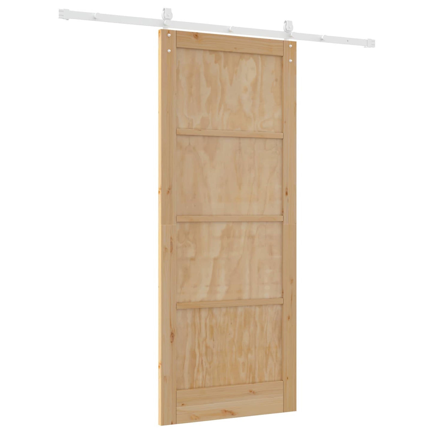 Schiebetür ORKDAL Natürlich und Weiß 86 x 211 cm