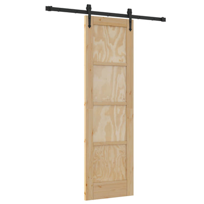 Schiebetür ORKDAL Natur 61 x 198,5 cm Massives Kiefernholz