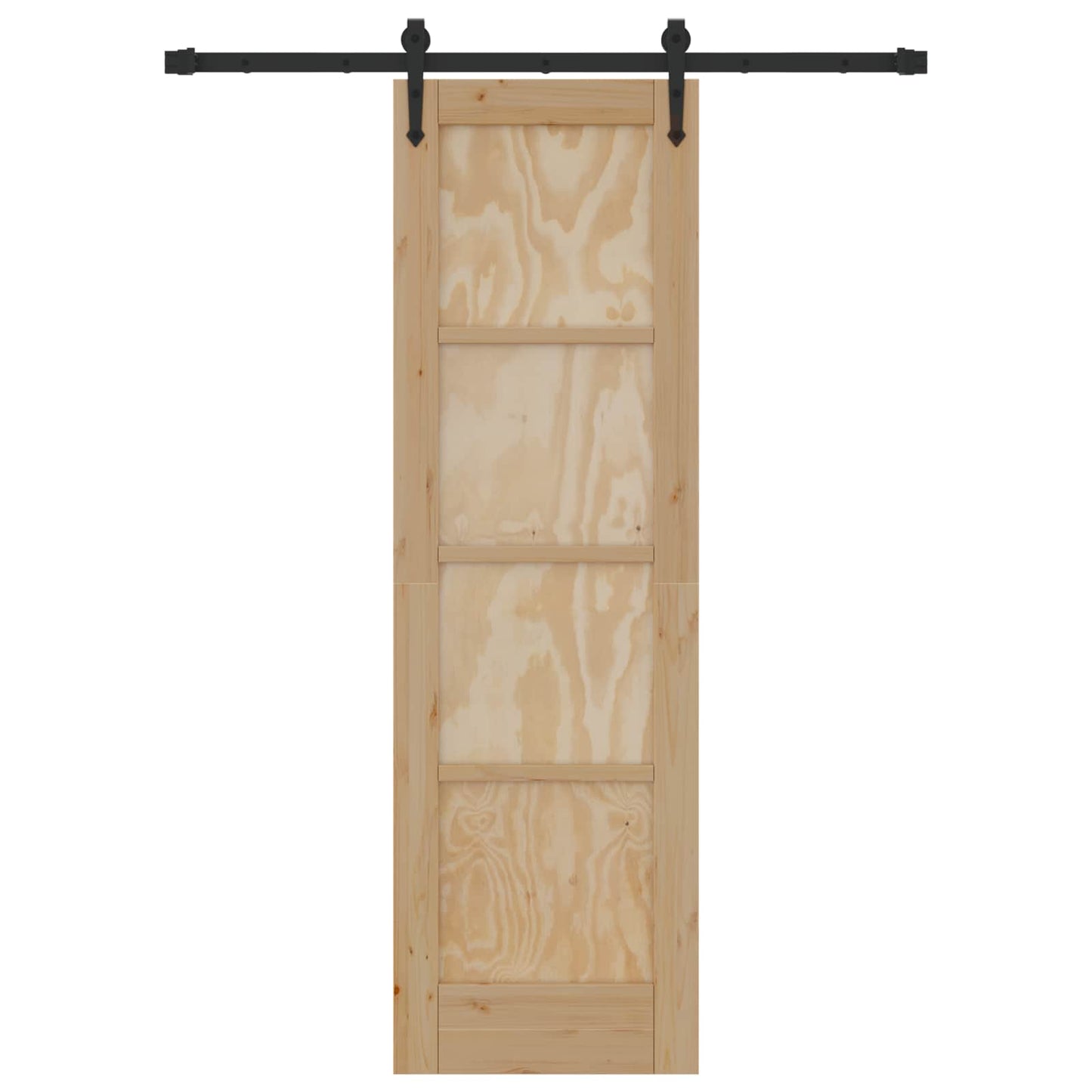 Schiebetür ORKDAL Natur 61 x 198,5 cm Massives Kiefernholz