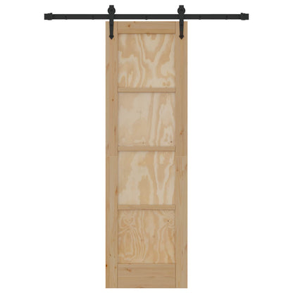 Schiebetür ORKDAL Natur 61 x 198,5 cm Massives Kiefernholz