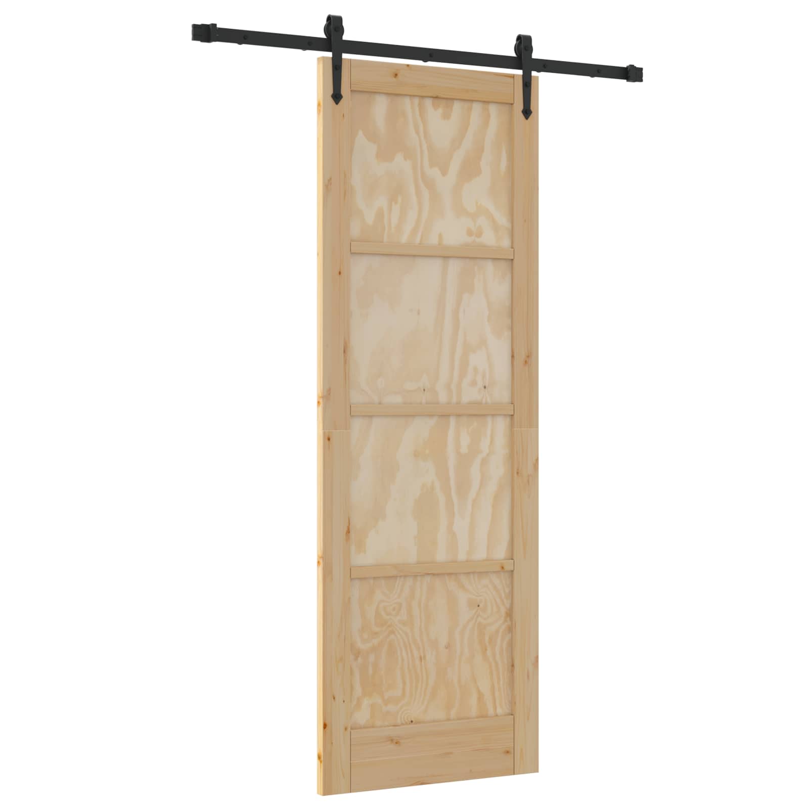 Schiebetür ORKDAL Natur 73,5 x 211 cm Massives Kiefernholz