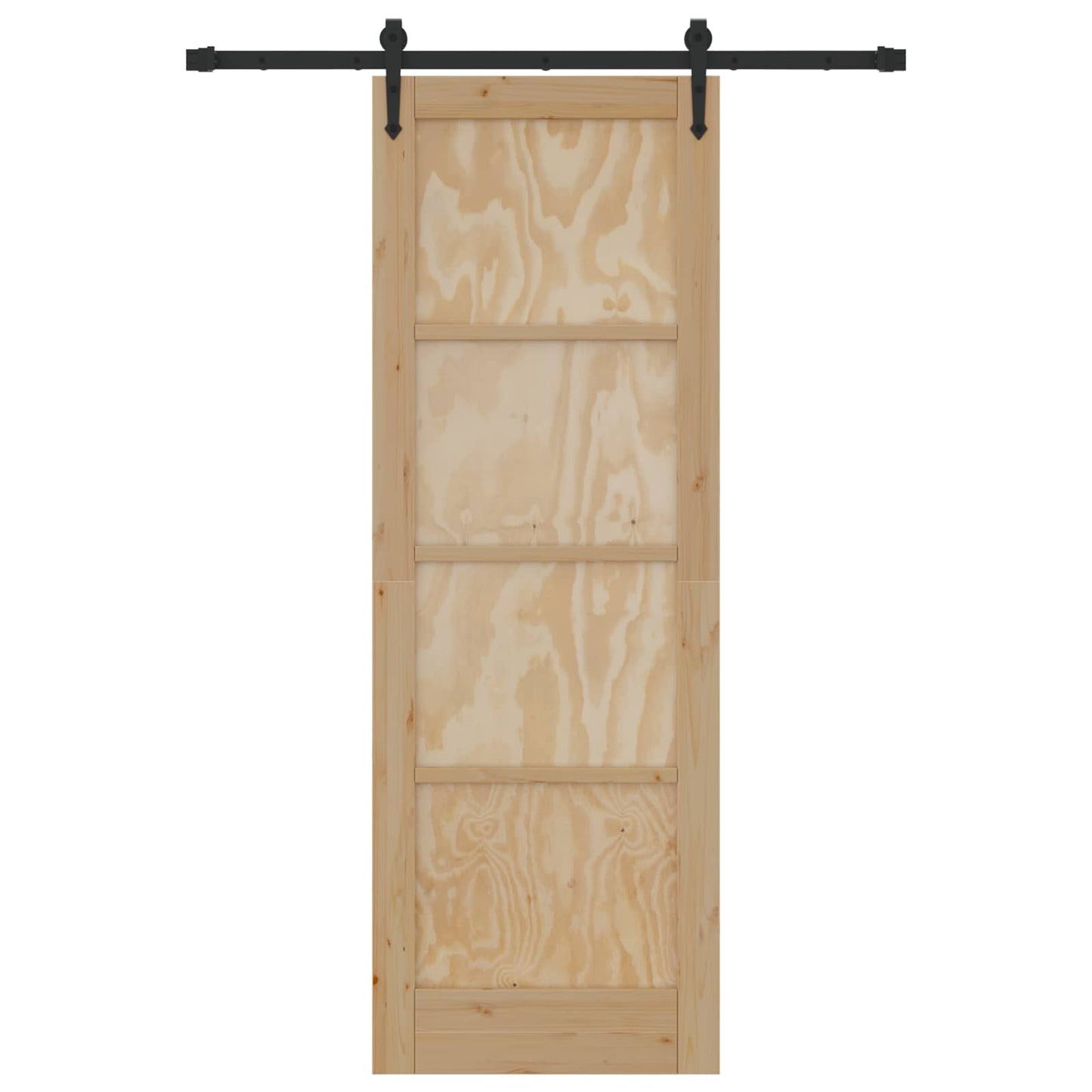 Schiebetür ORKDAL Natur 73,5 x 211 cm Massives Kiefernholz