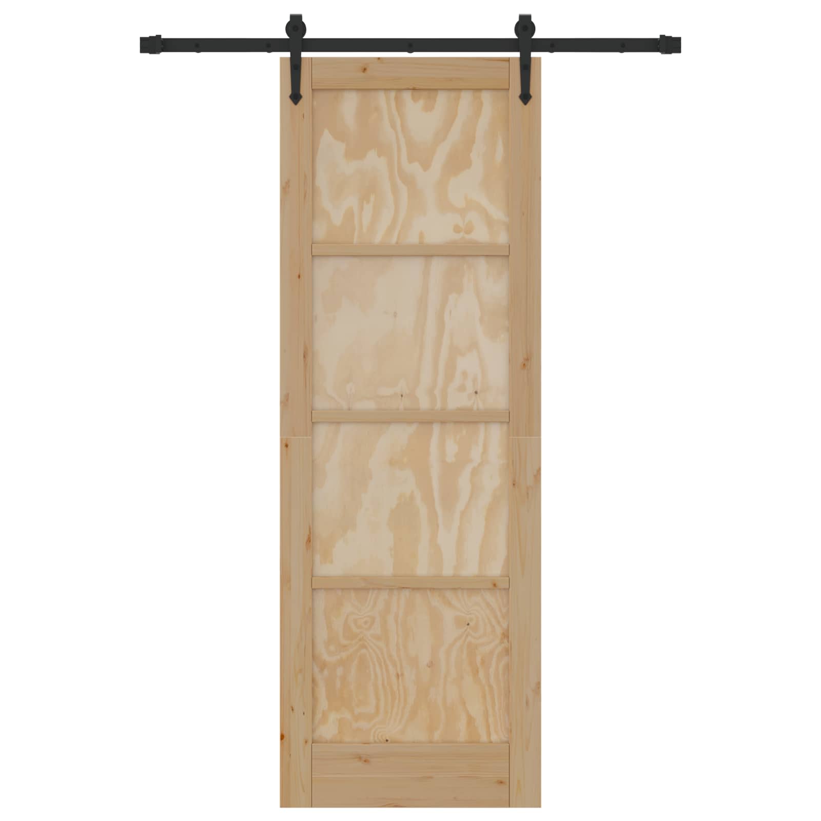 Schiebetür ORKDAL Natur 73,5 x 211 cm Massives Kiefernholz