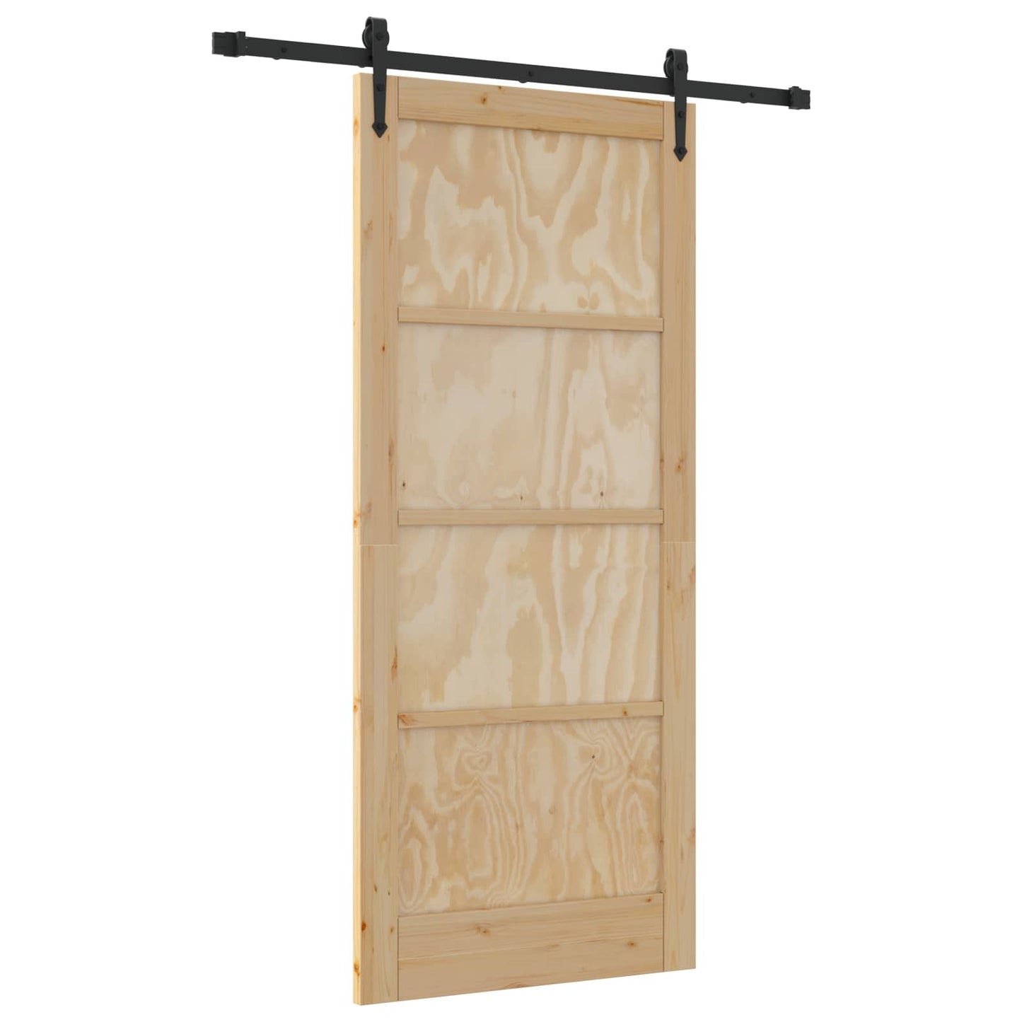 Schiebetür ORKDAL Natur 86 x 198,5 cm Massives Kiefernholz