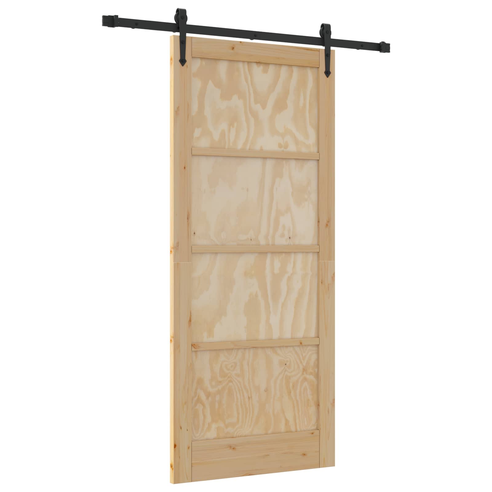 Schiebetür ORKDAL Natur 86 x 198,5 cm Massives Kiefernholz
