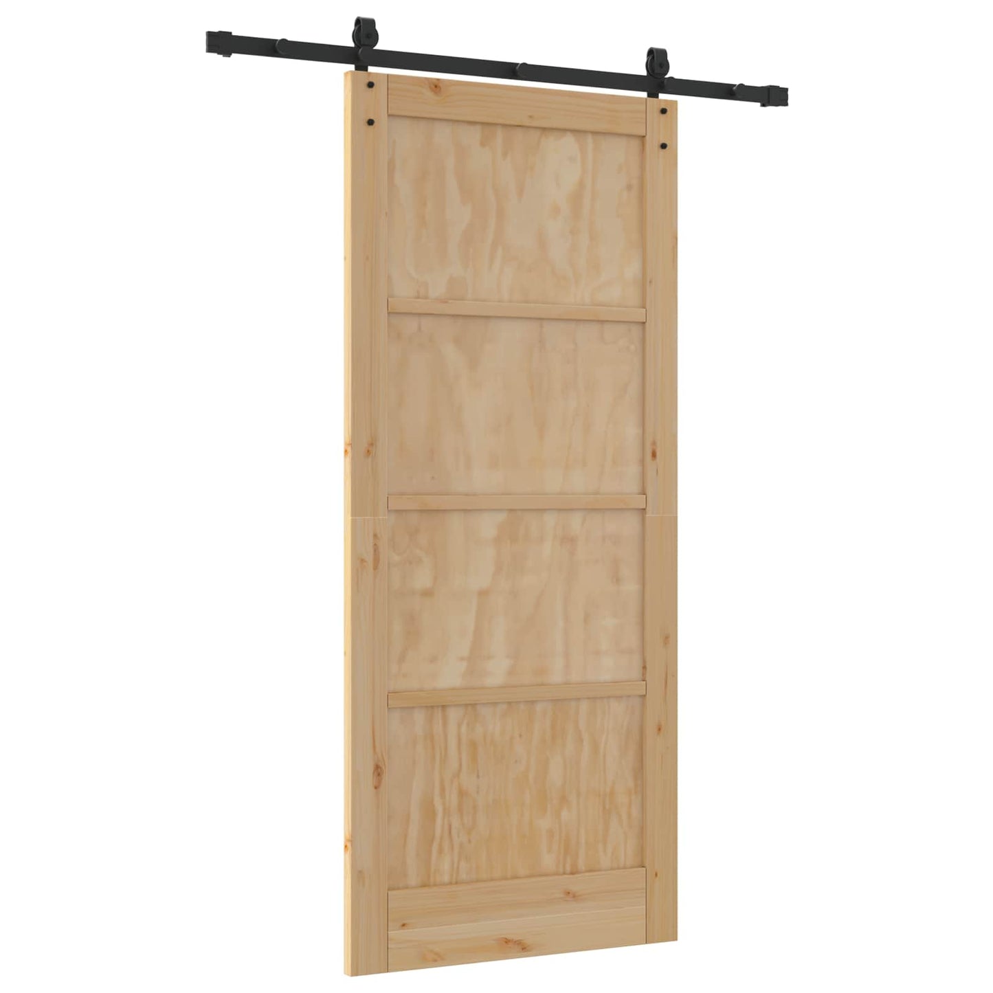 Schiebetür ORKDAL Natur 86 x 198,5 cm Massives Kiefernholz