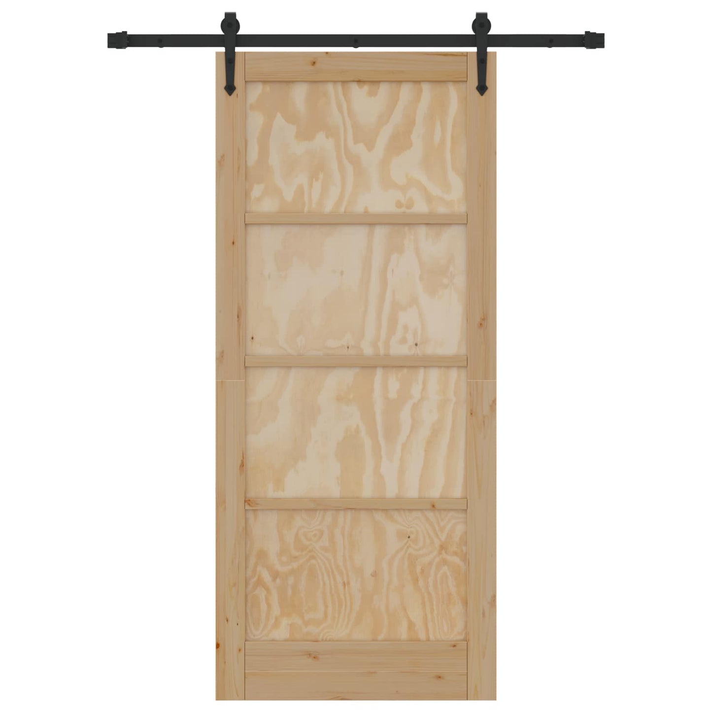 Schiebetür ORKDAL Natur 86 x 198,5 cm Massives Kiefernholz