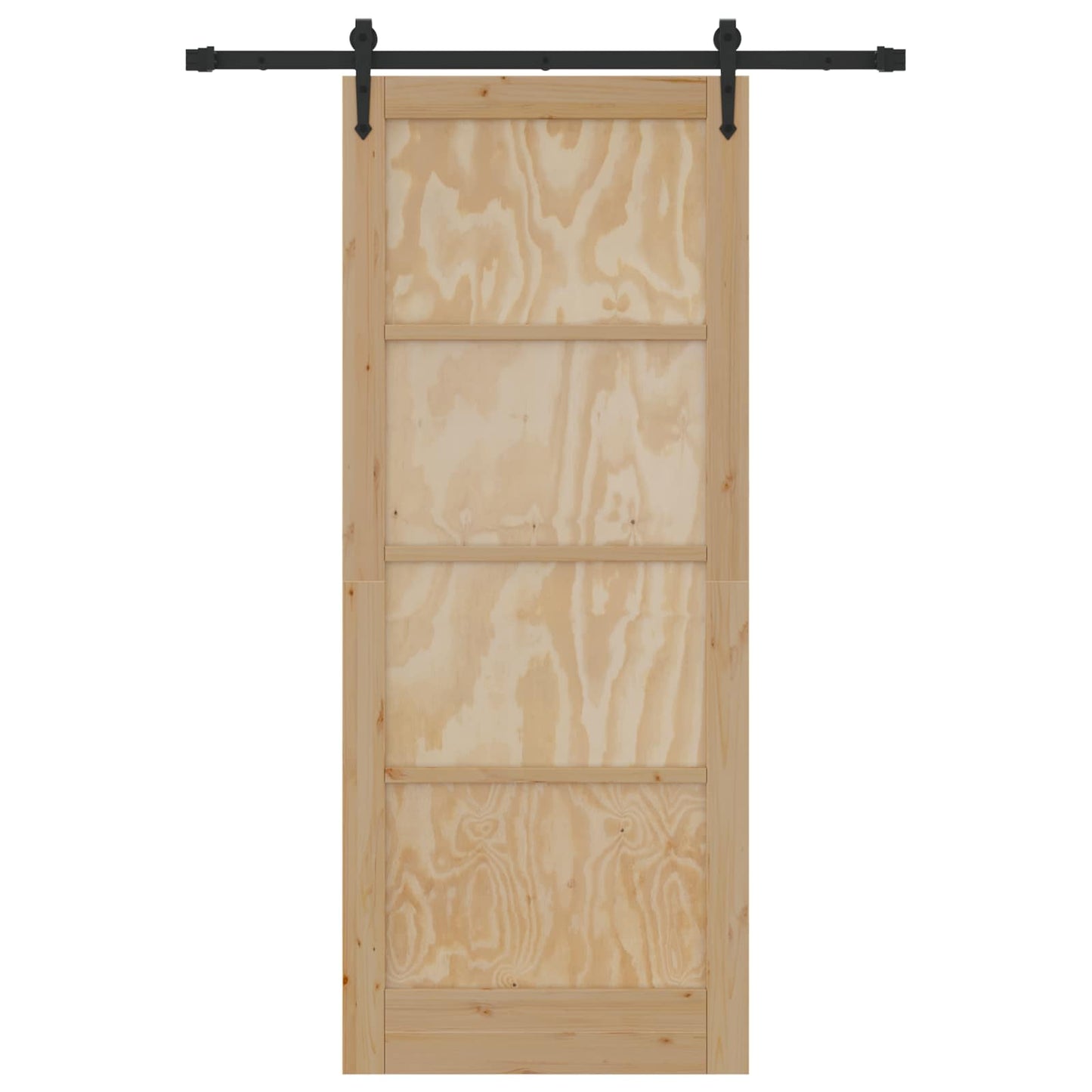 Schiebetür ORKDAL Natur 86 x 211 cm Massives Kiefernholz