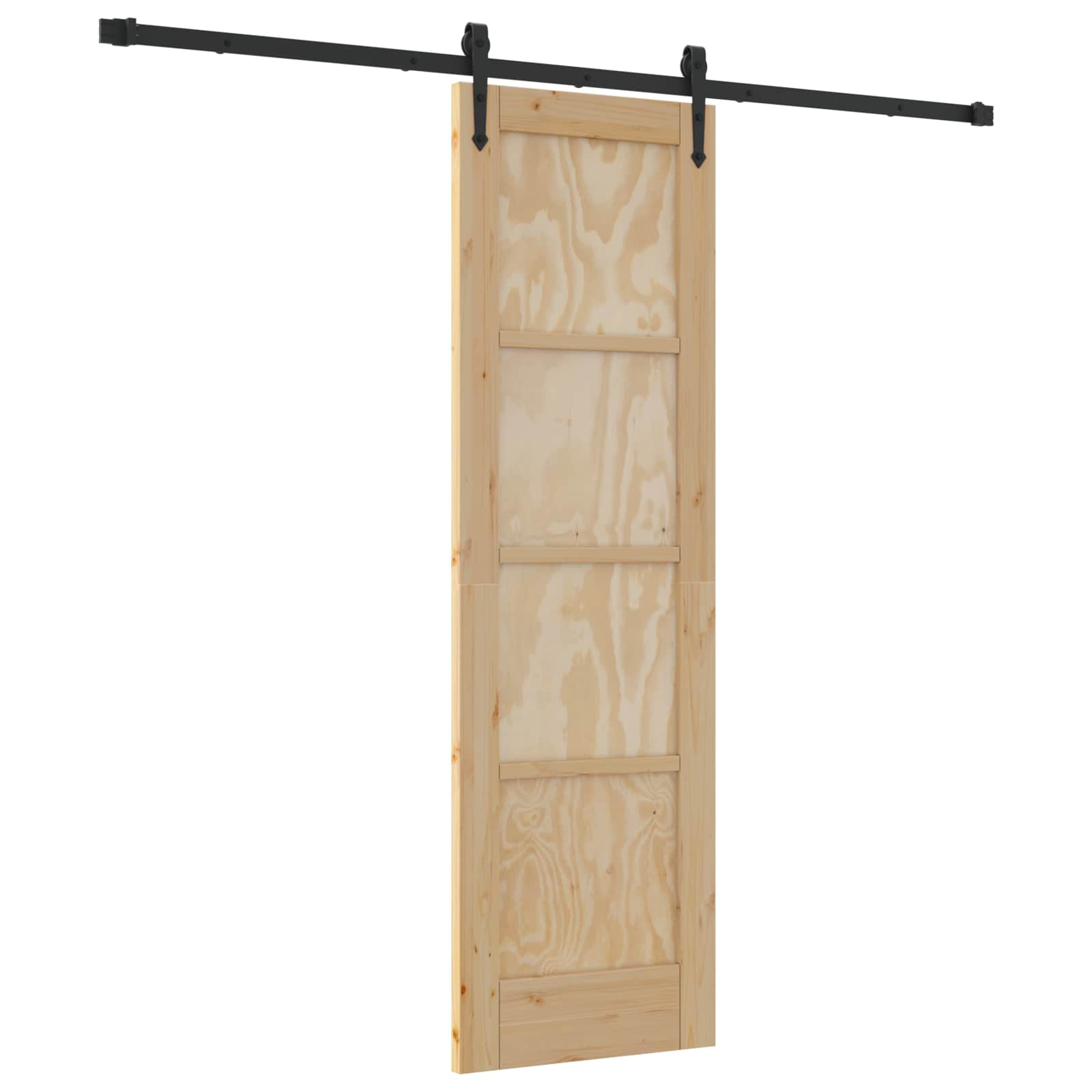 Schiebetür ORKDAL Natur 61 x 198,5 cm Massives Kiefernholz