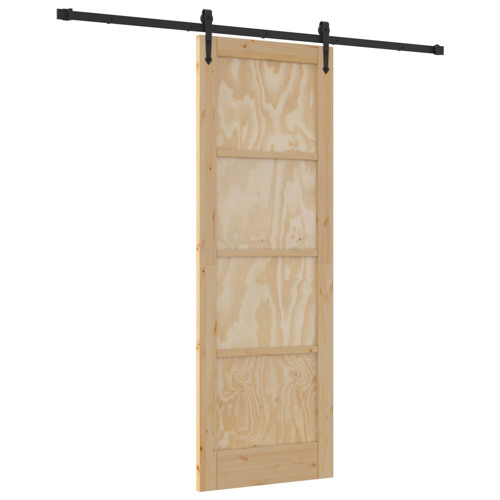 Schiebetür ORKDAL Natur 73,5 x 211 cm Massives Kiefernholz
