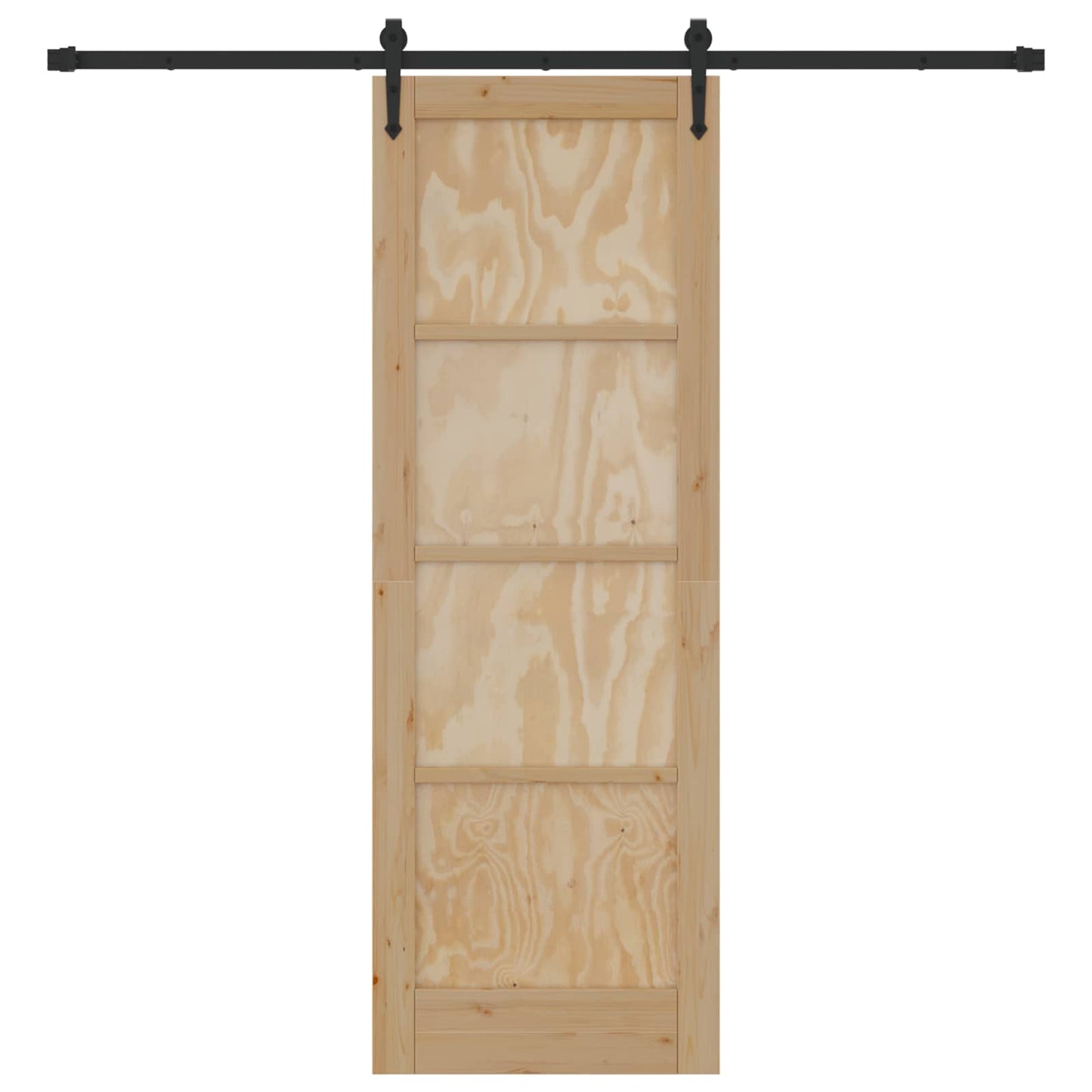 Schiebetür ORKDAL Natur 73,5 x 211 cm Massives Kiefernholz