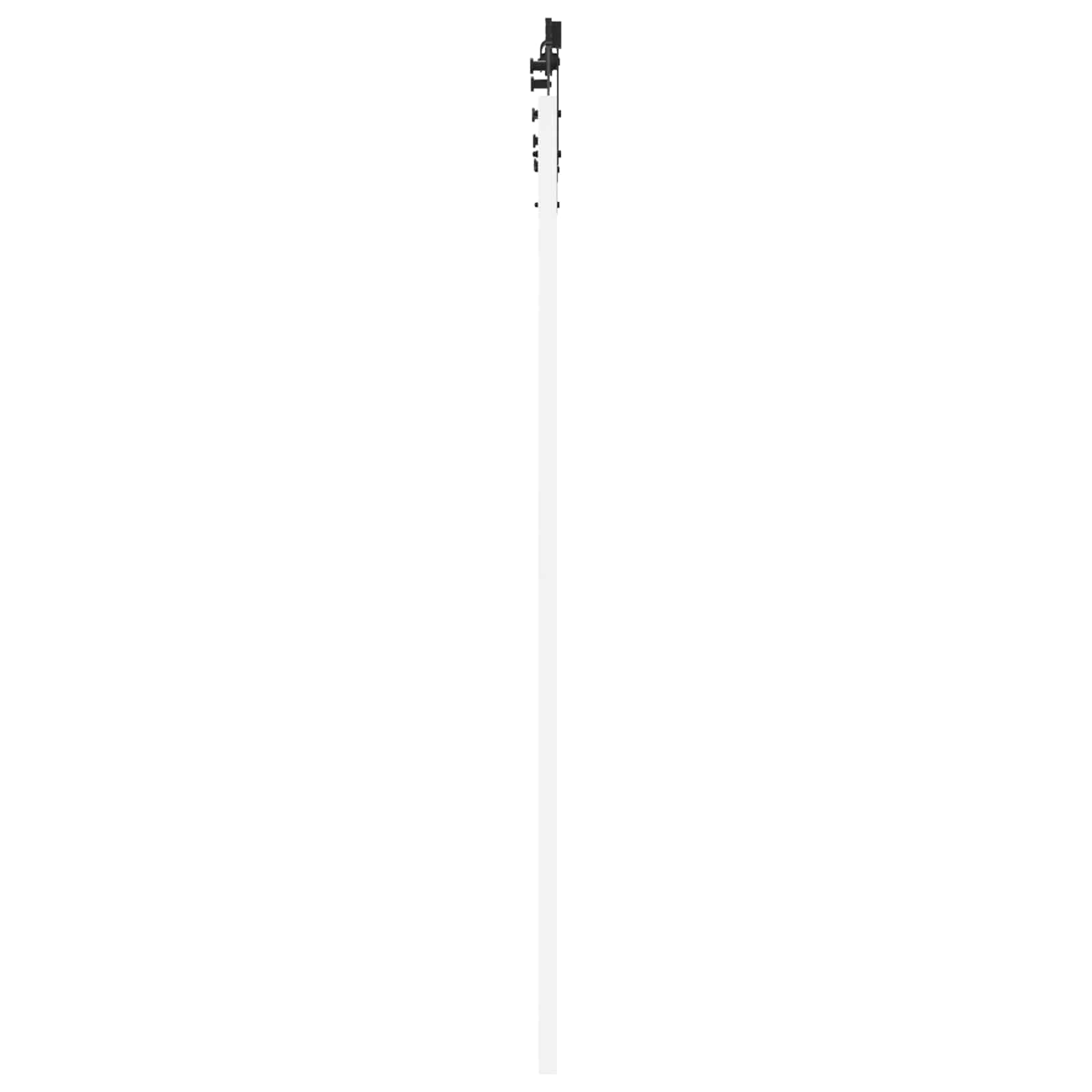 Schiebetür ORKDAL Weiß 83 x 202 cm Massives Kiefernholz