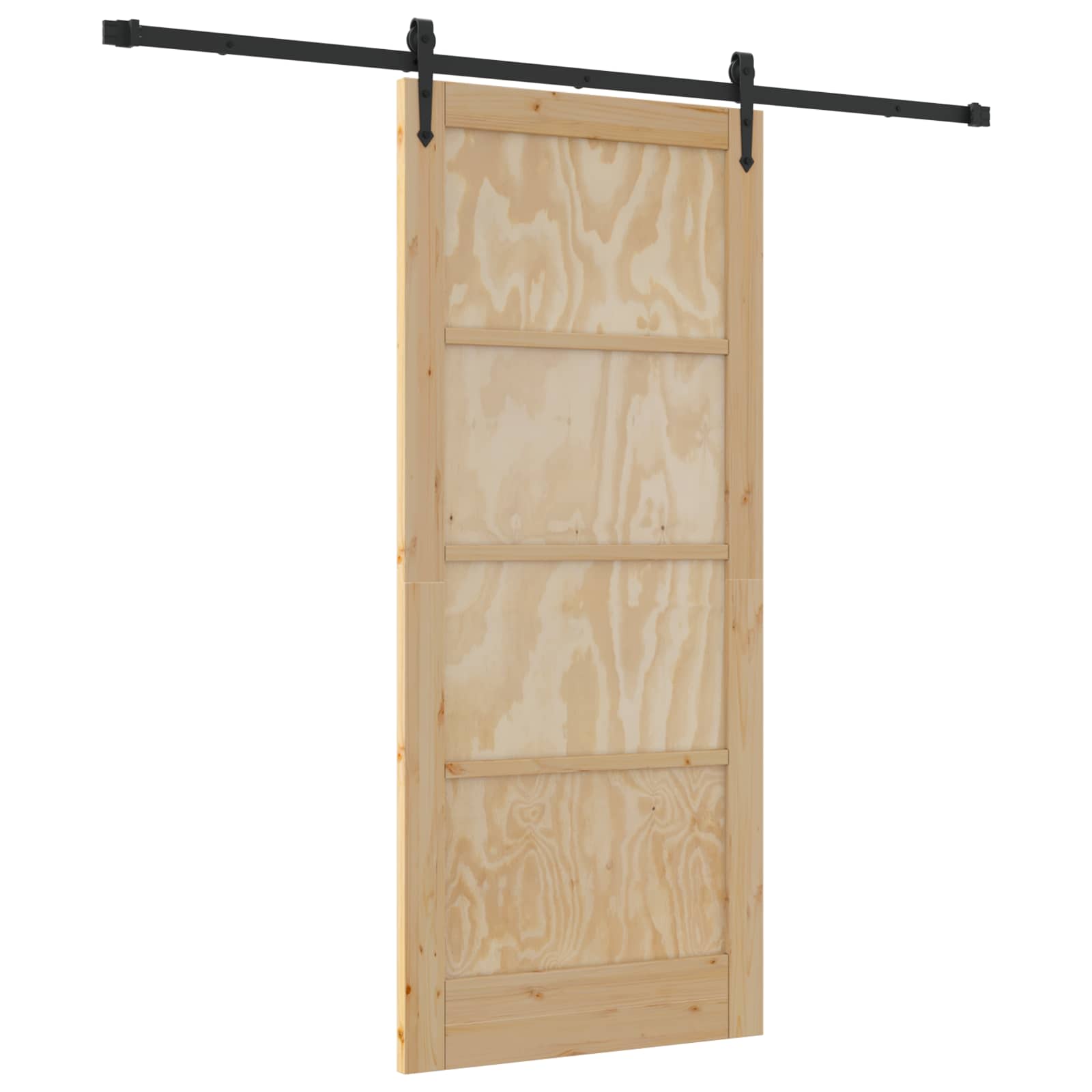 Schiebetür ORKDAL Natur 86 x 198,5 cm Massives Kiefernholz