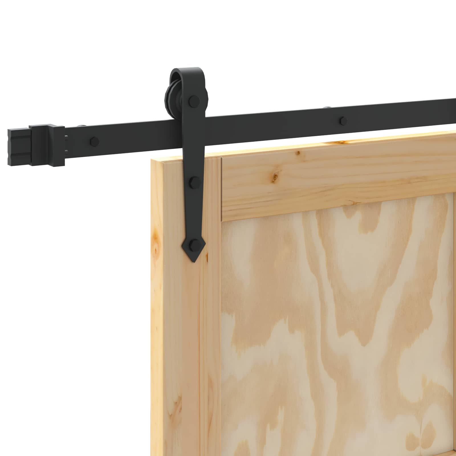 Schiebetür ORKDAL Natur 86 x 211 cm Massives Kiefernholz
